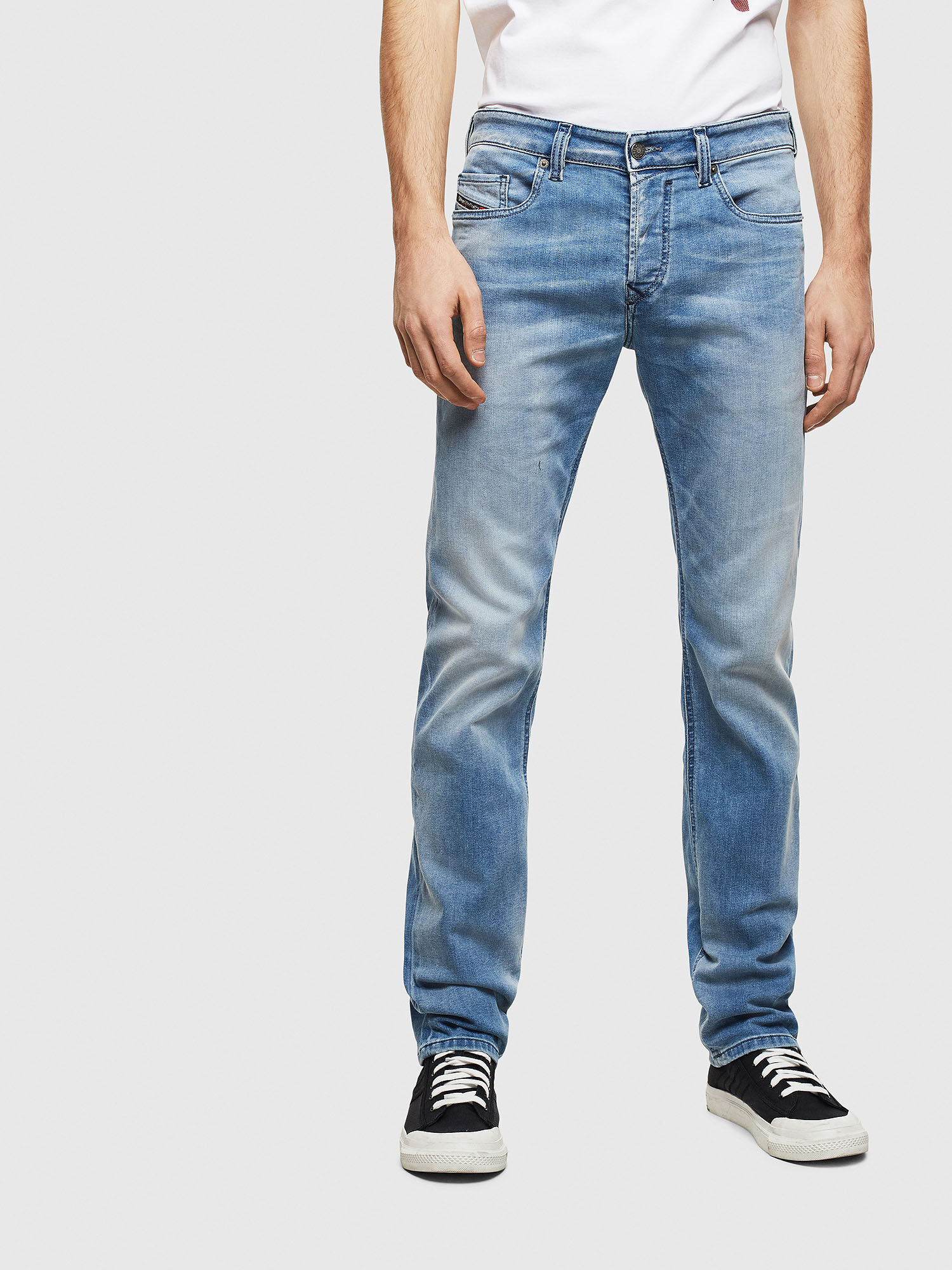 light blue jeans with shirt