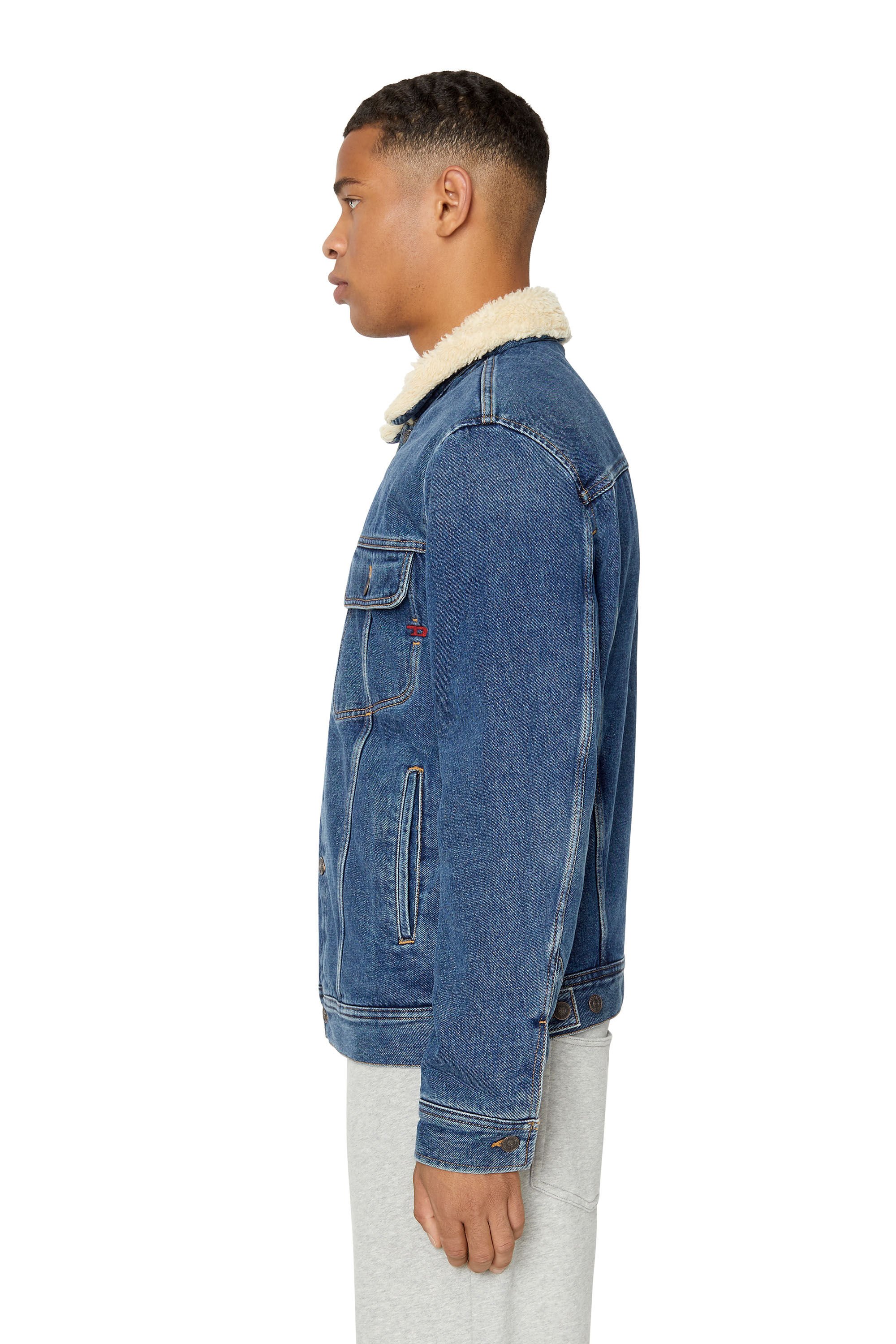 Diesel sherpa store denim jacket