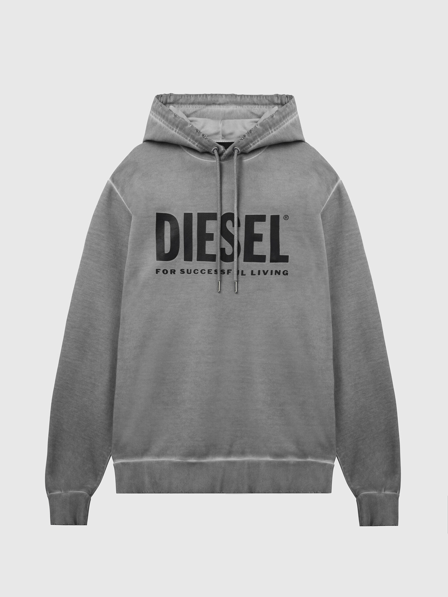 diesel hoodie grey