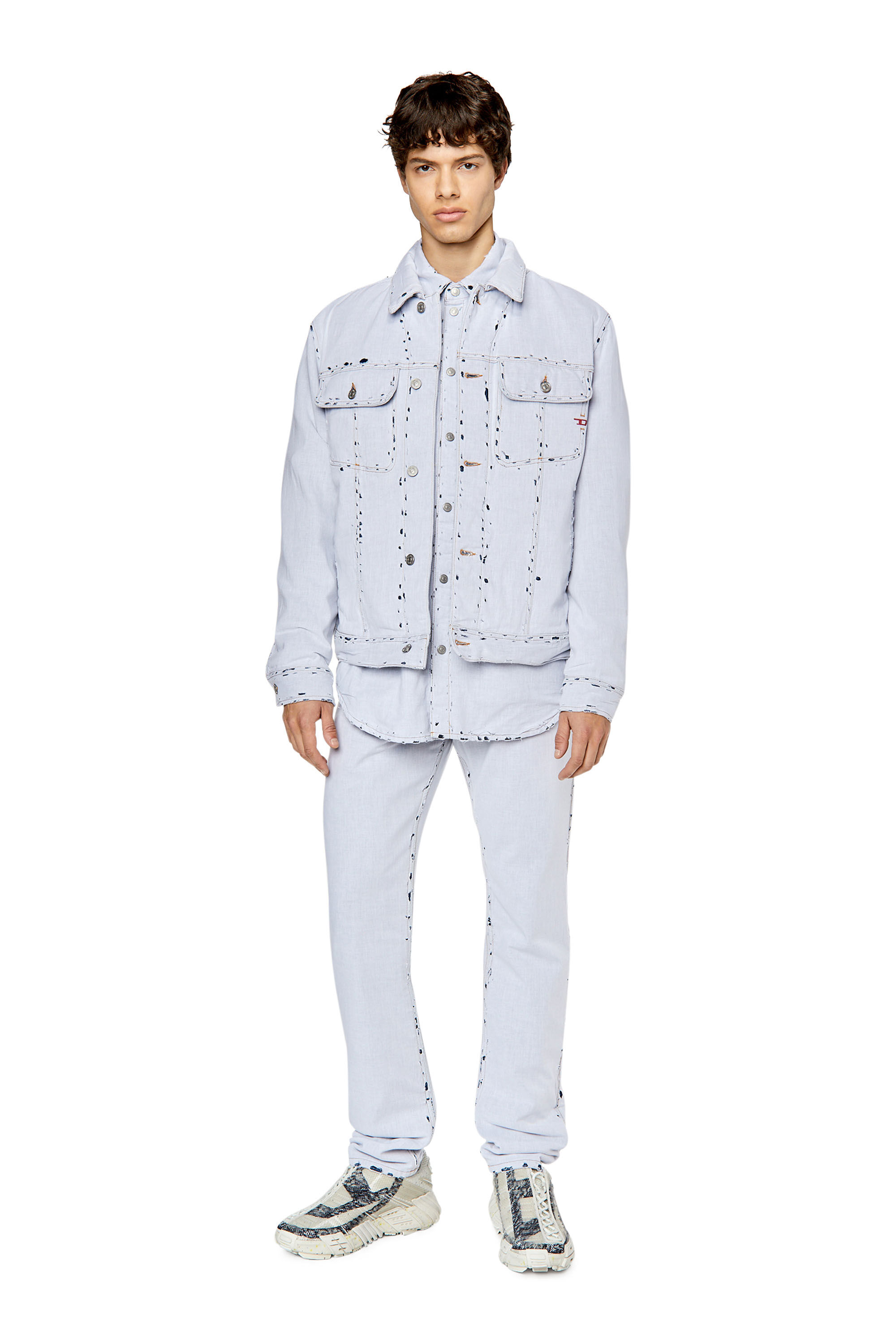 Diesel - 1995 D-Sark 007R5 Straight Jeans, White - Image 1