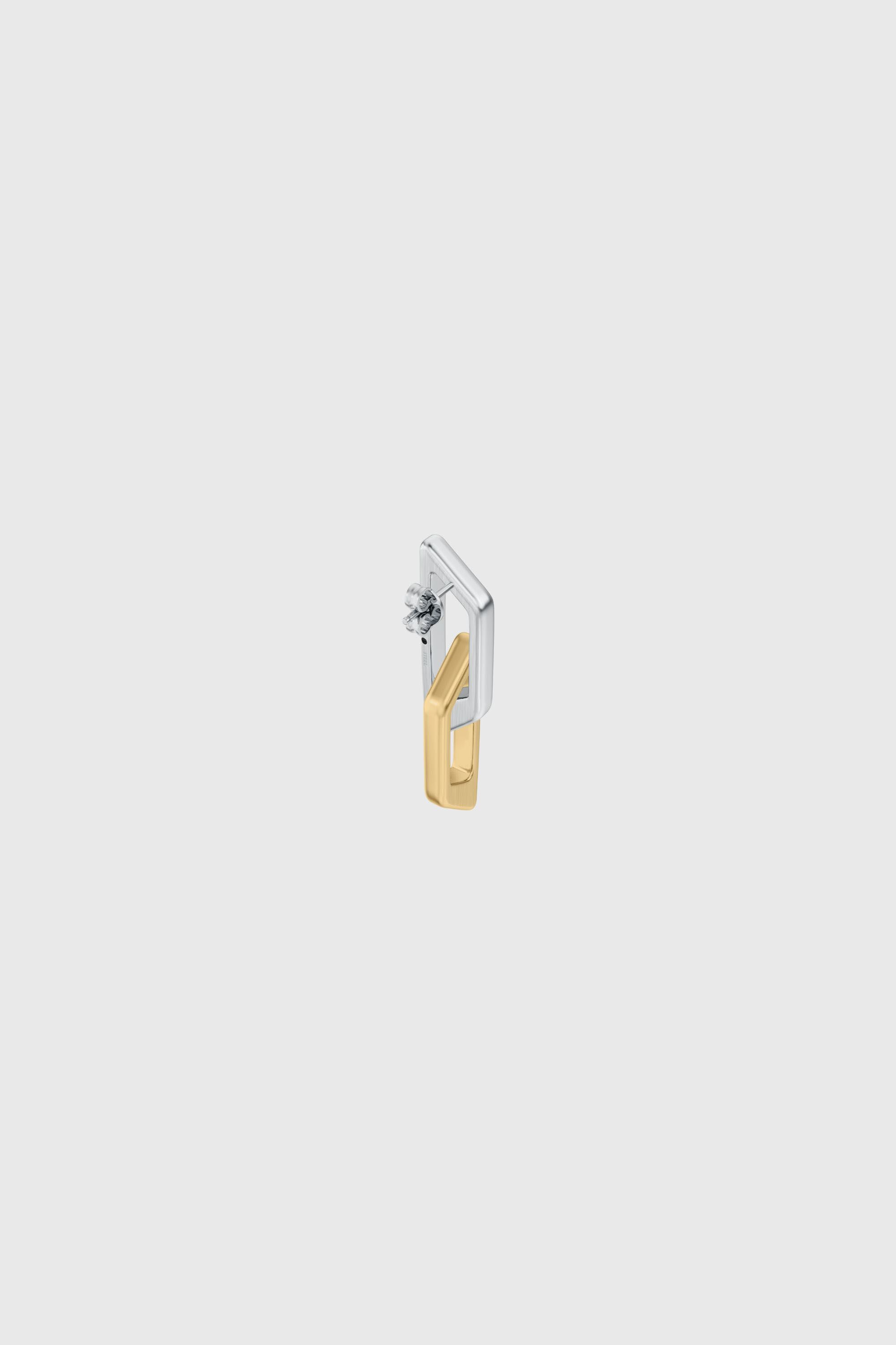 Diesel - DX1685931  JEWELLERY, Unisex's Stainless steel drop earring in Silver/Gold - 3