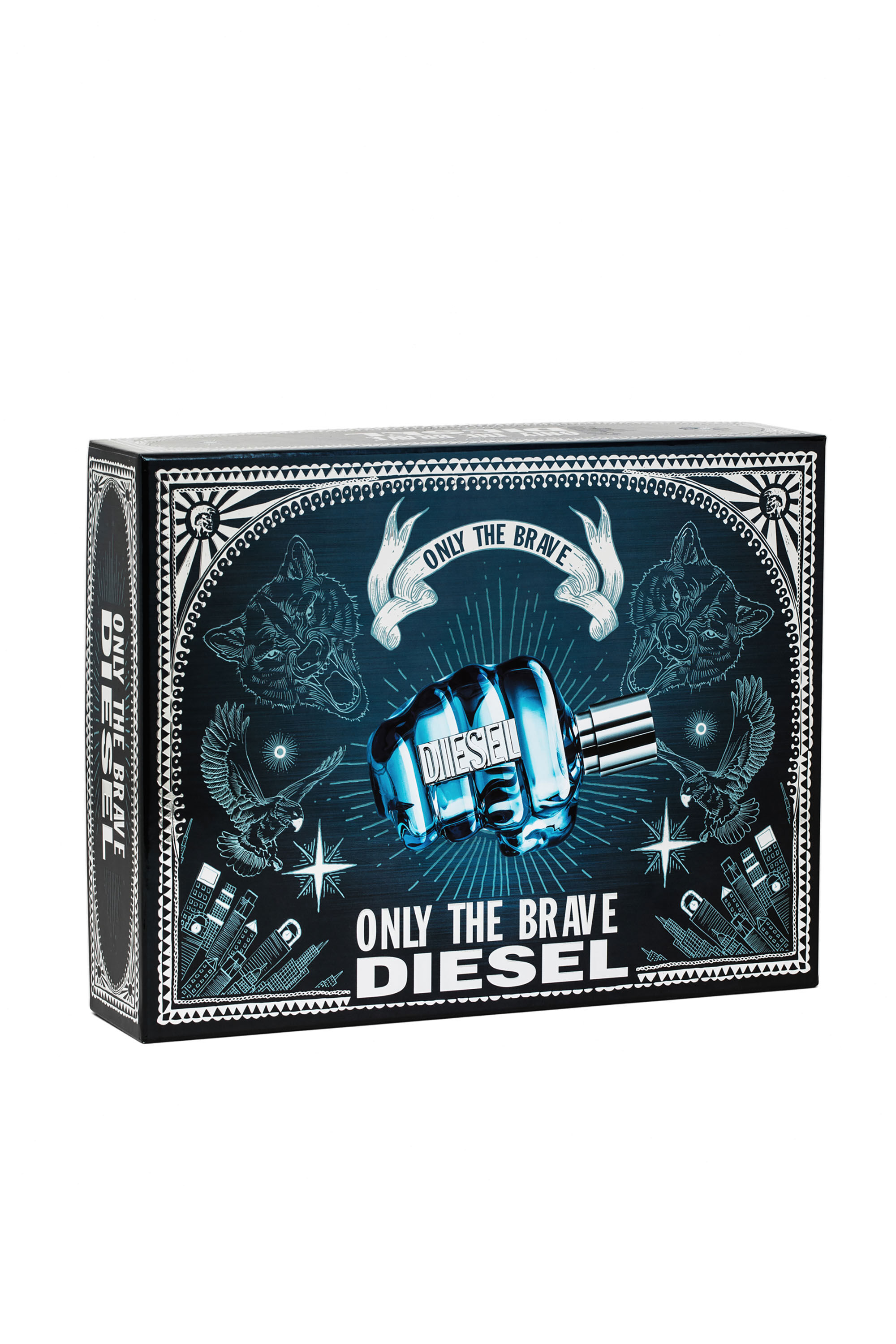 Diesel - ONLY THE BRAVE 75ML GIFT SET, Man's ONLY THE BRAVE Gift set in Blue/White - 3