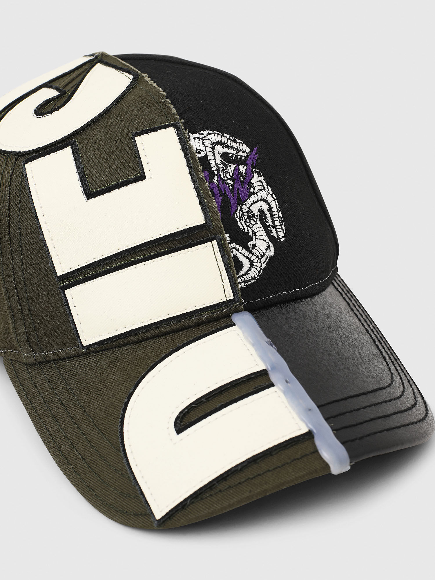 half baseball cap