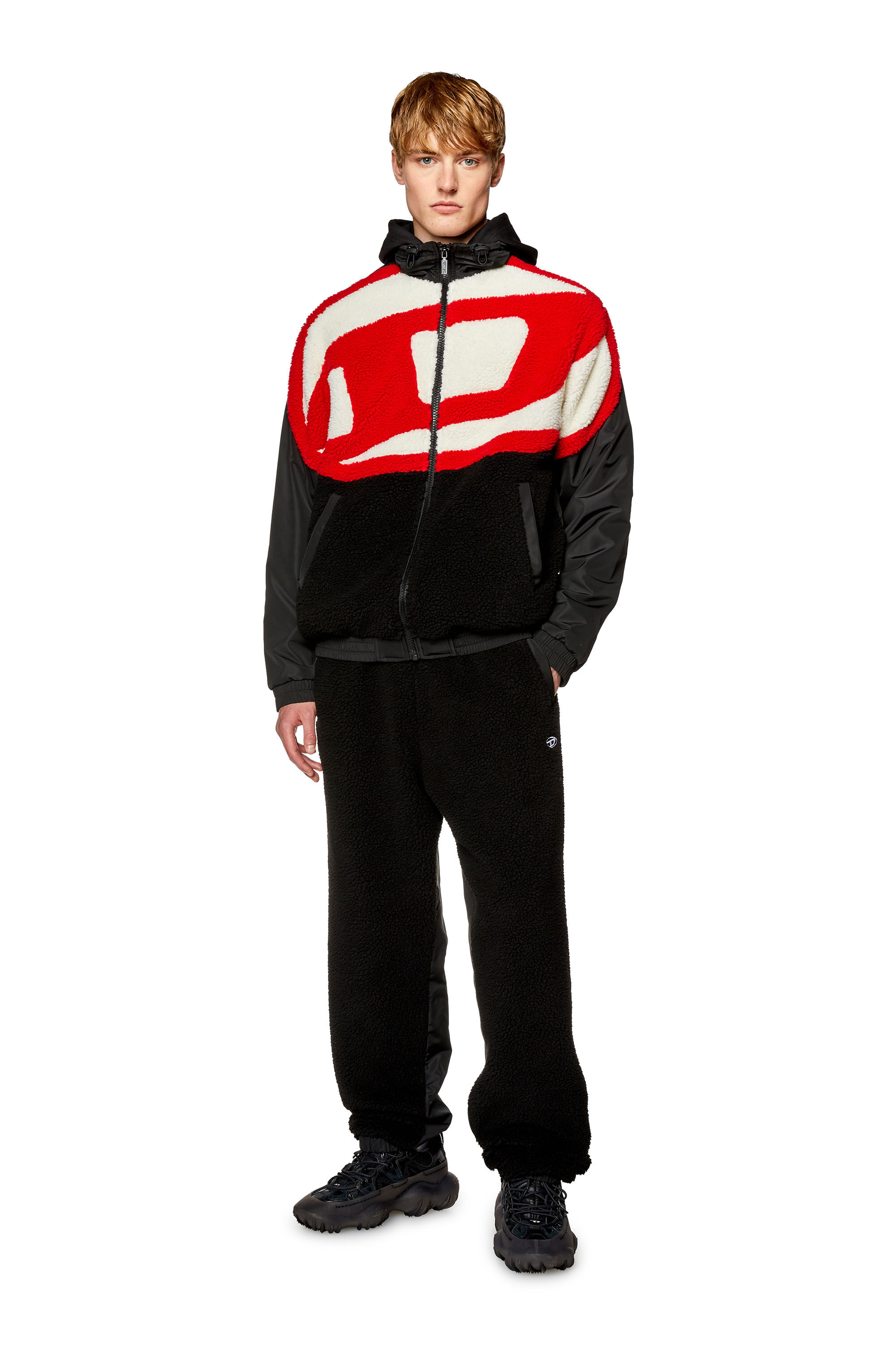 Diesel - S-OVADY, Black/Red - Image 1
