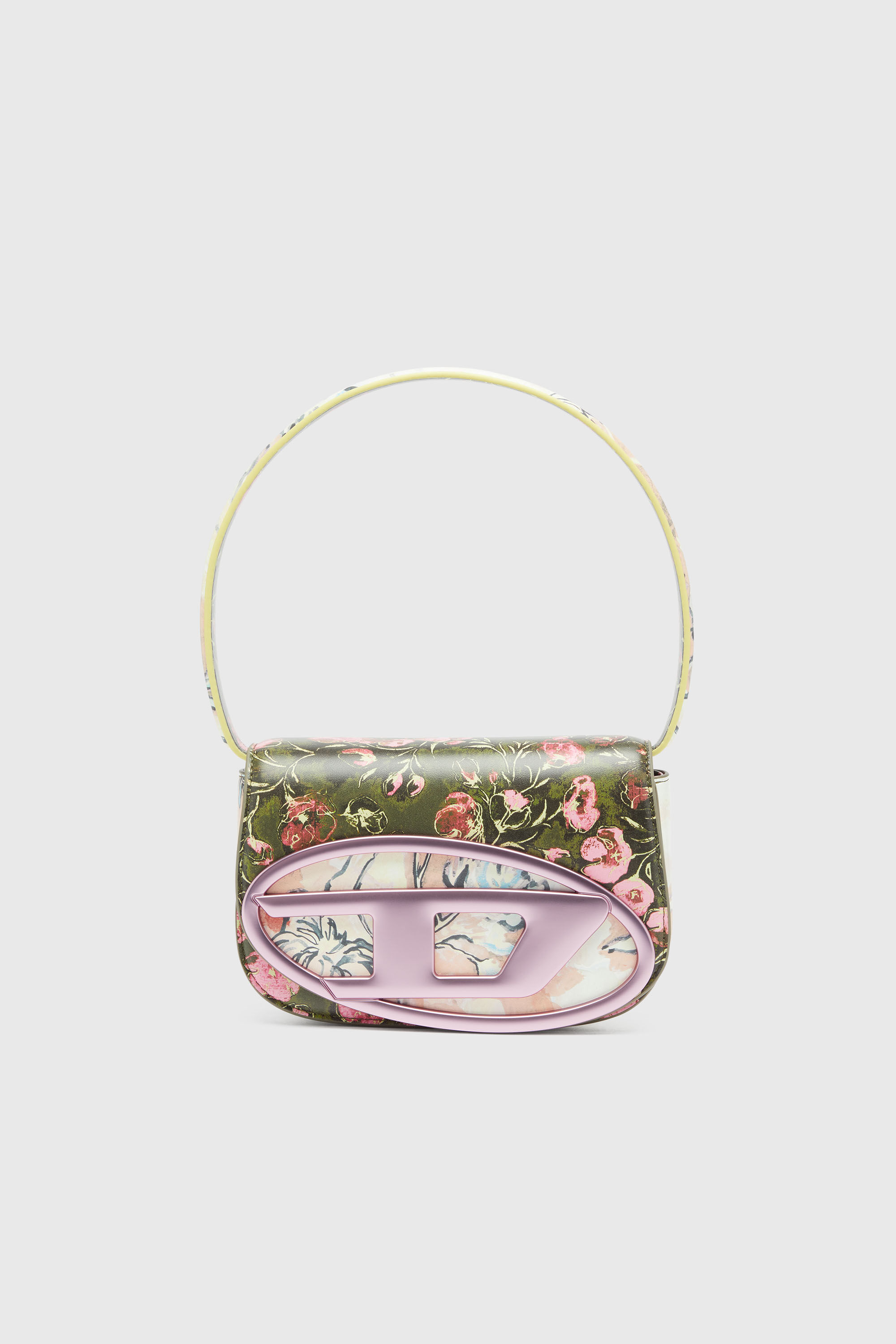 Diesel - 1DR, Woman's 1DR-Iconic shoulder bag with floral print in Multicolor - 2