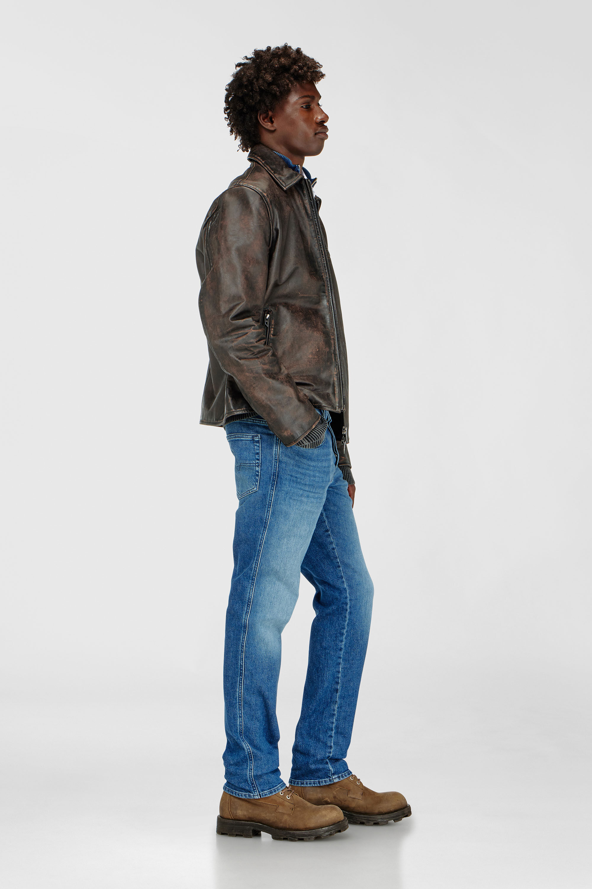 Diesel - Man's Slim Jeans 1993 D-Vyl 0HKJM, Medium blue - 2