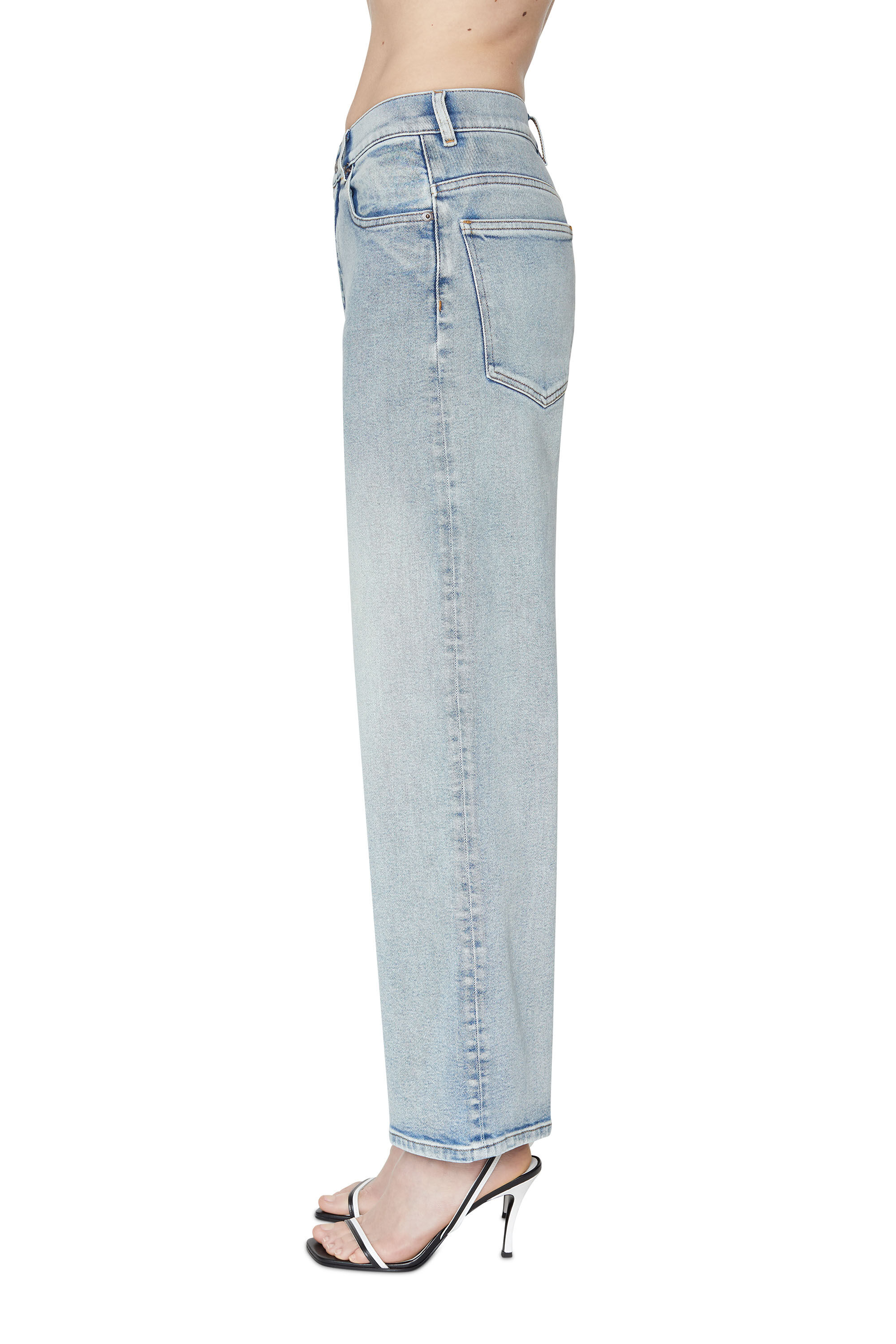 Diesel - 2000 09C08 Bootcut and Flare Jeans, Light Blue - Image 5