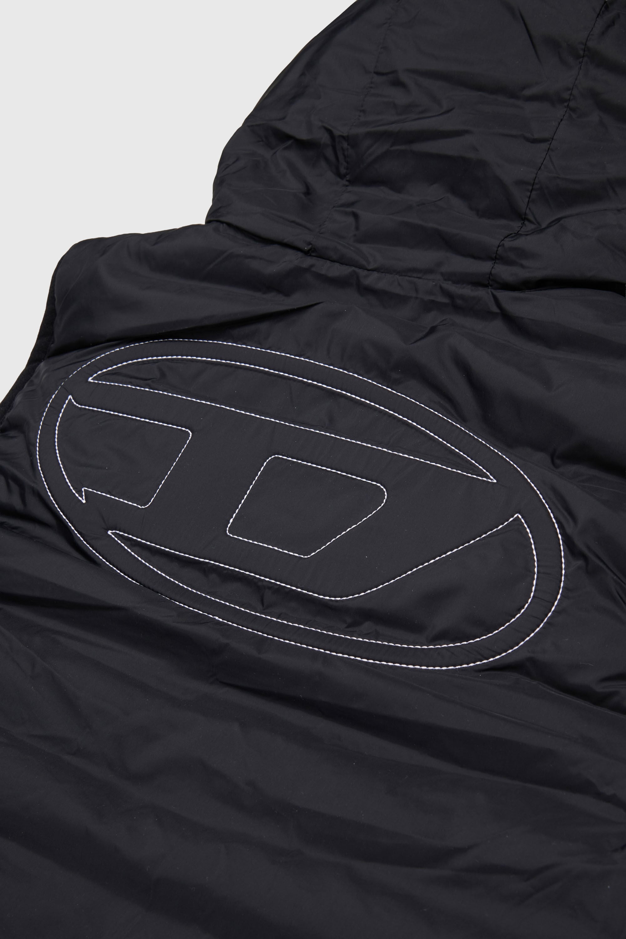 Diesel - JOSIP, Unisex's Hooded vest in padded nylon in Black - 4