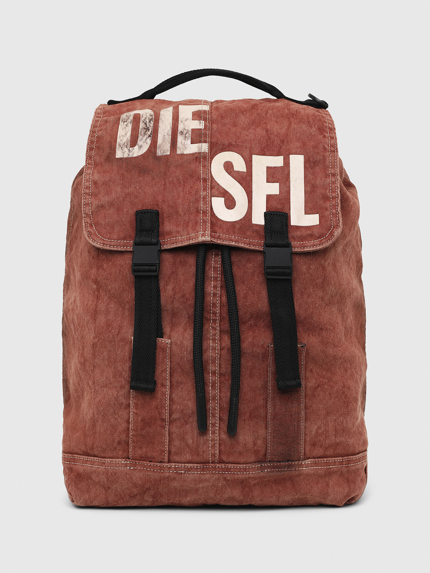 diesel canvas backpack