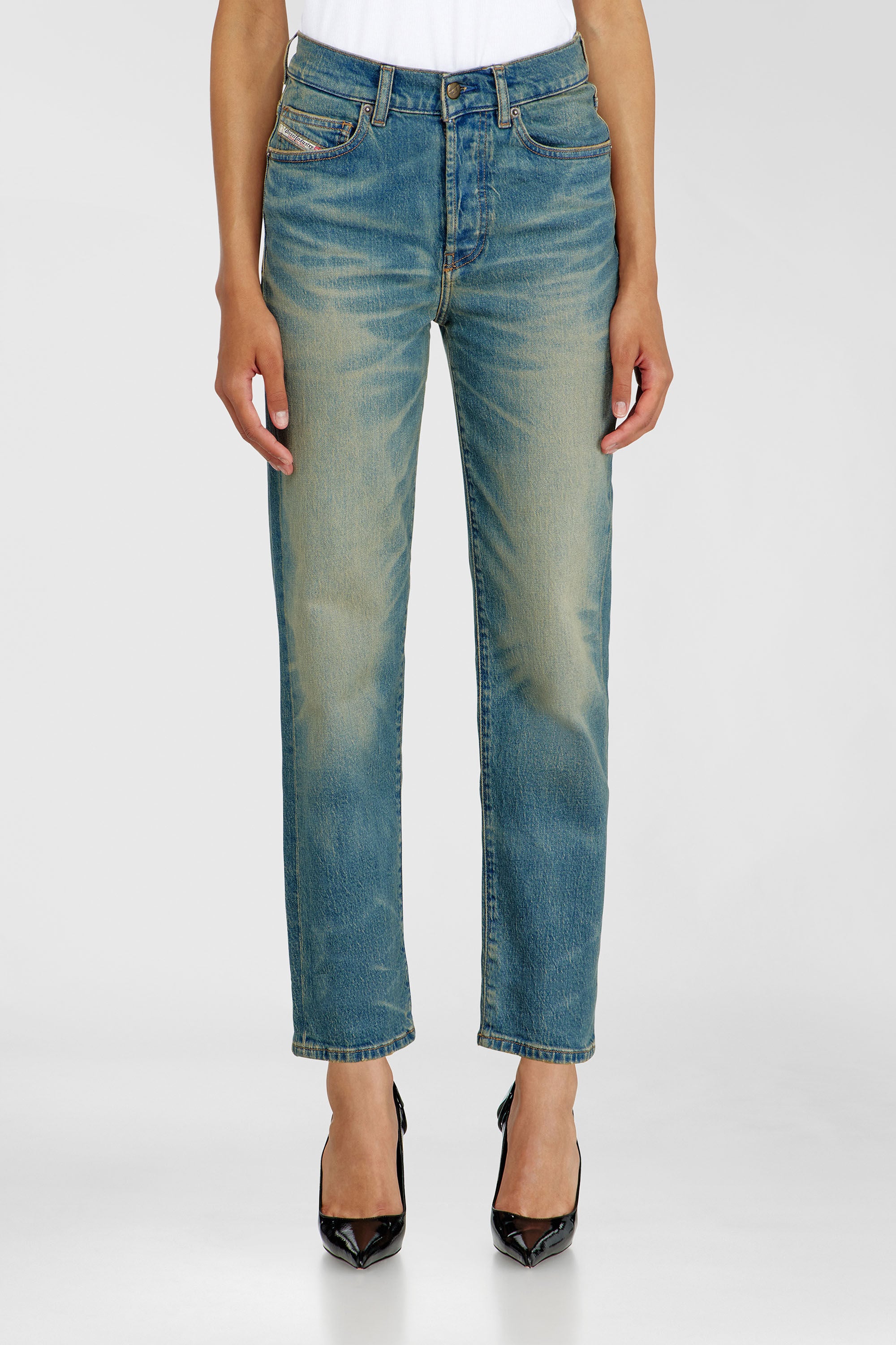 Diesel - Woman's Regular Jeans 1981 D-Went 0KBBP, Medium blue - 4