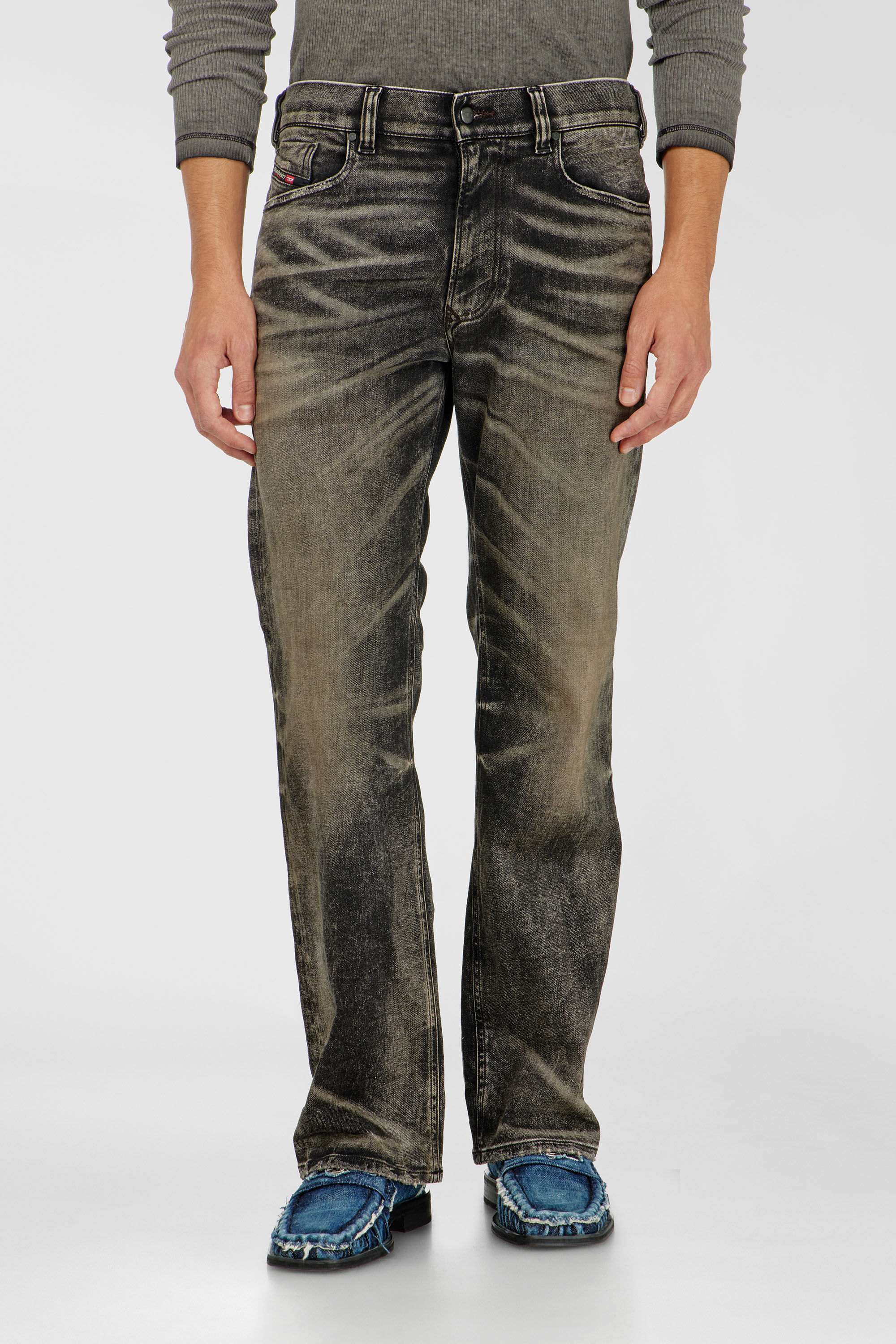 Diesel - Man's Relaxed 2080 D-Reel Joggjeans&reg; 09R21, Black/Dark grey - 2