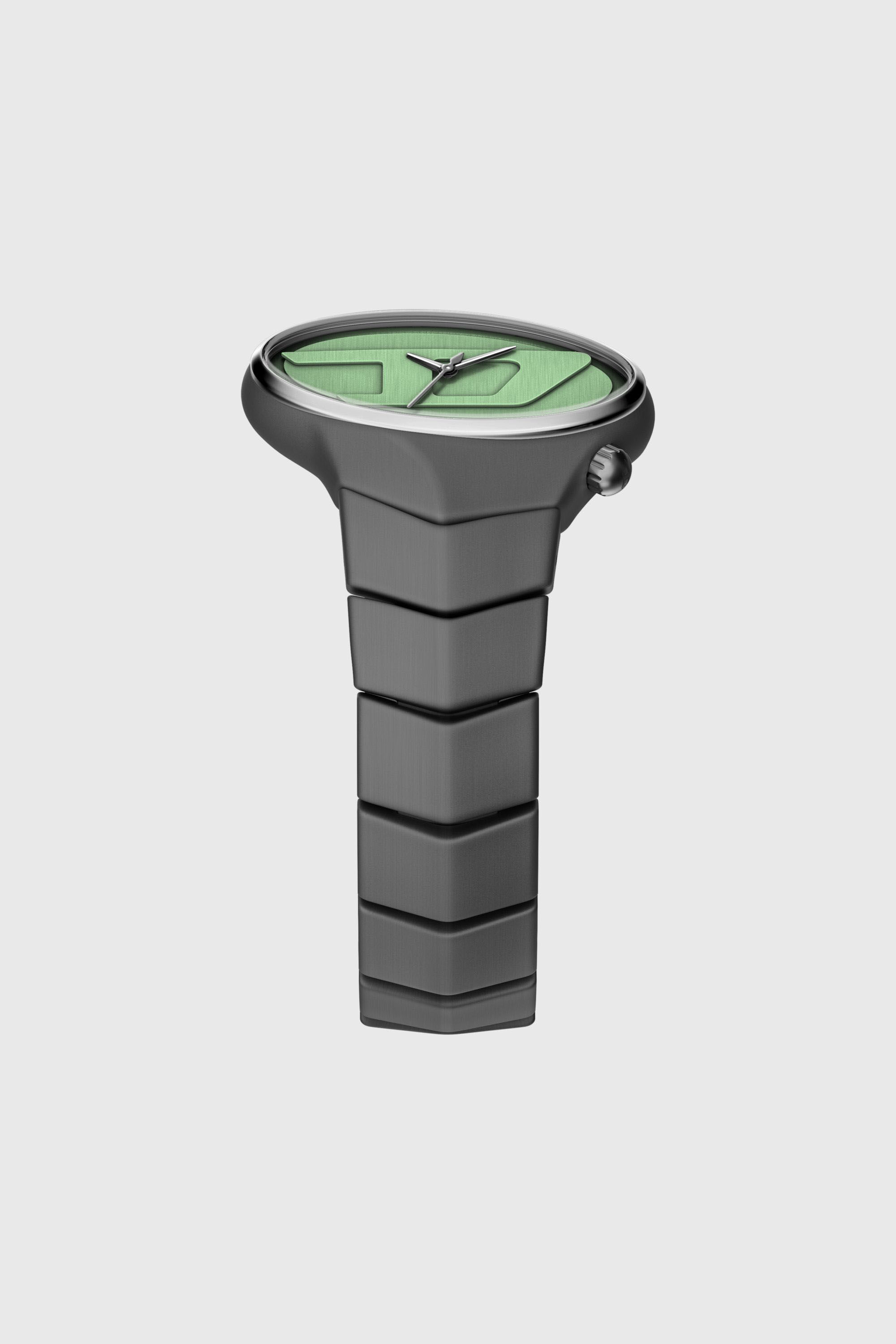 Diesel - DZ2241 WATCH, Man's D-Rush gunmetal stainless steel watch in Dark grey - 4