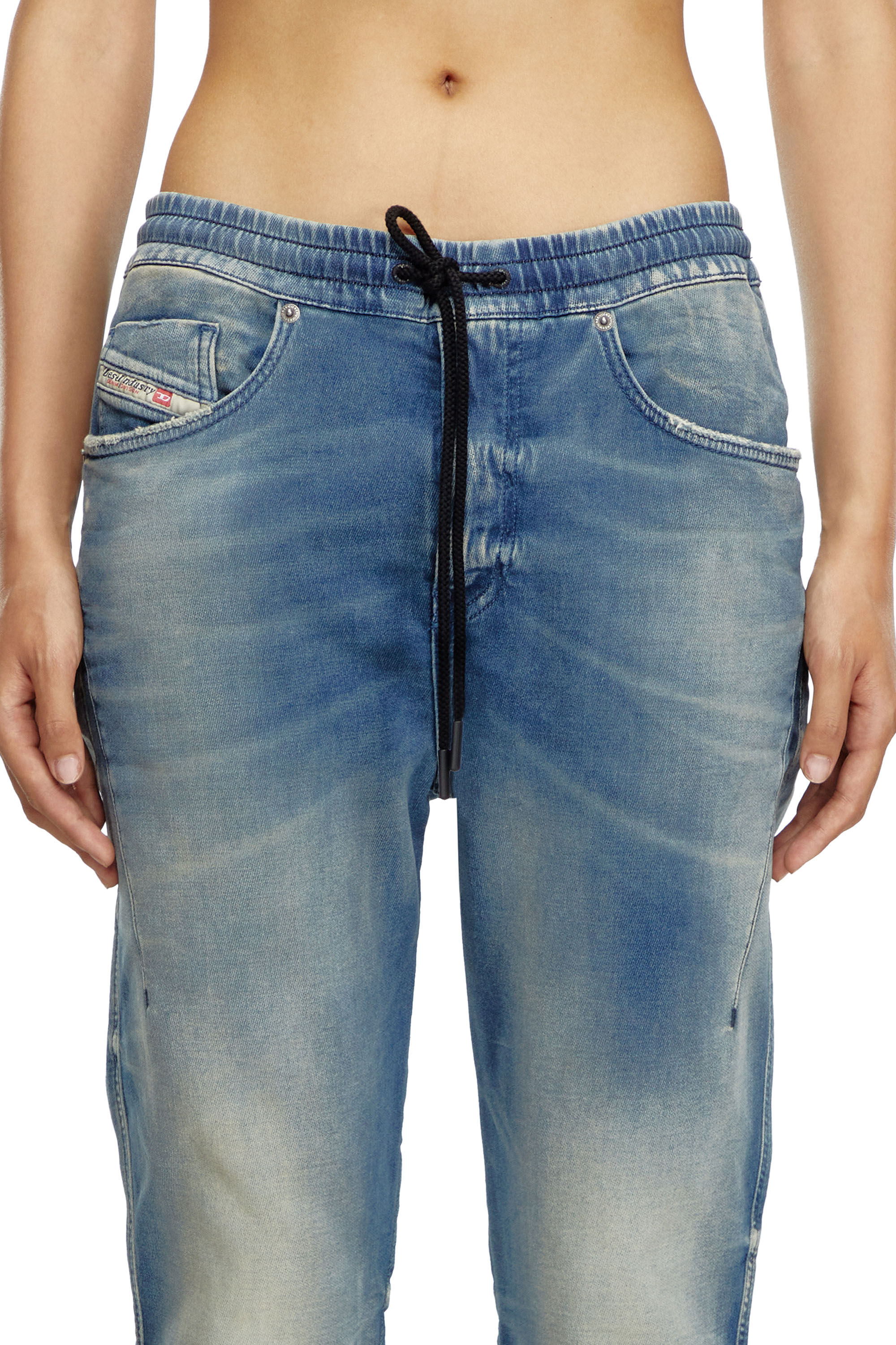 Diesel - Woman's Boyfriend 2041 D-Fayza Joggjeans® 068MG, Medium blue - 5