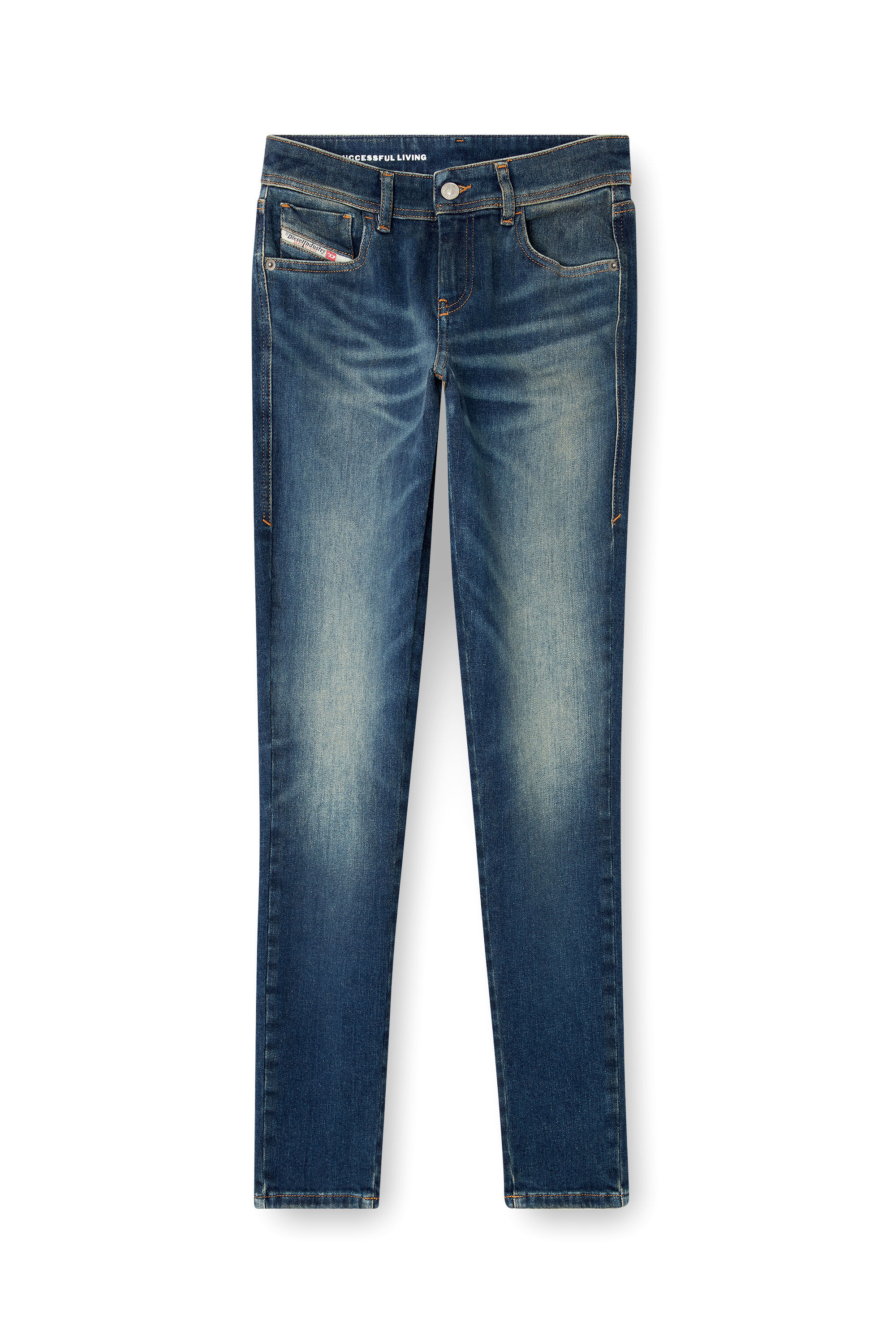 Diesel - Woman's Skinny Jeans 2017 Slandy 09L95, Medium blue - 2