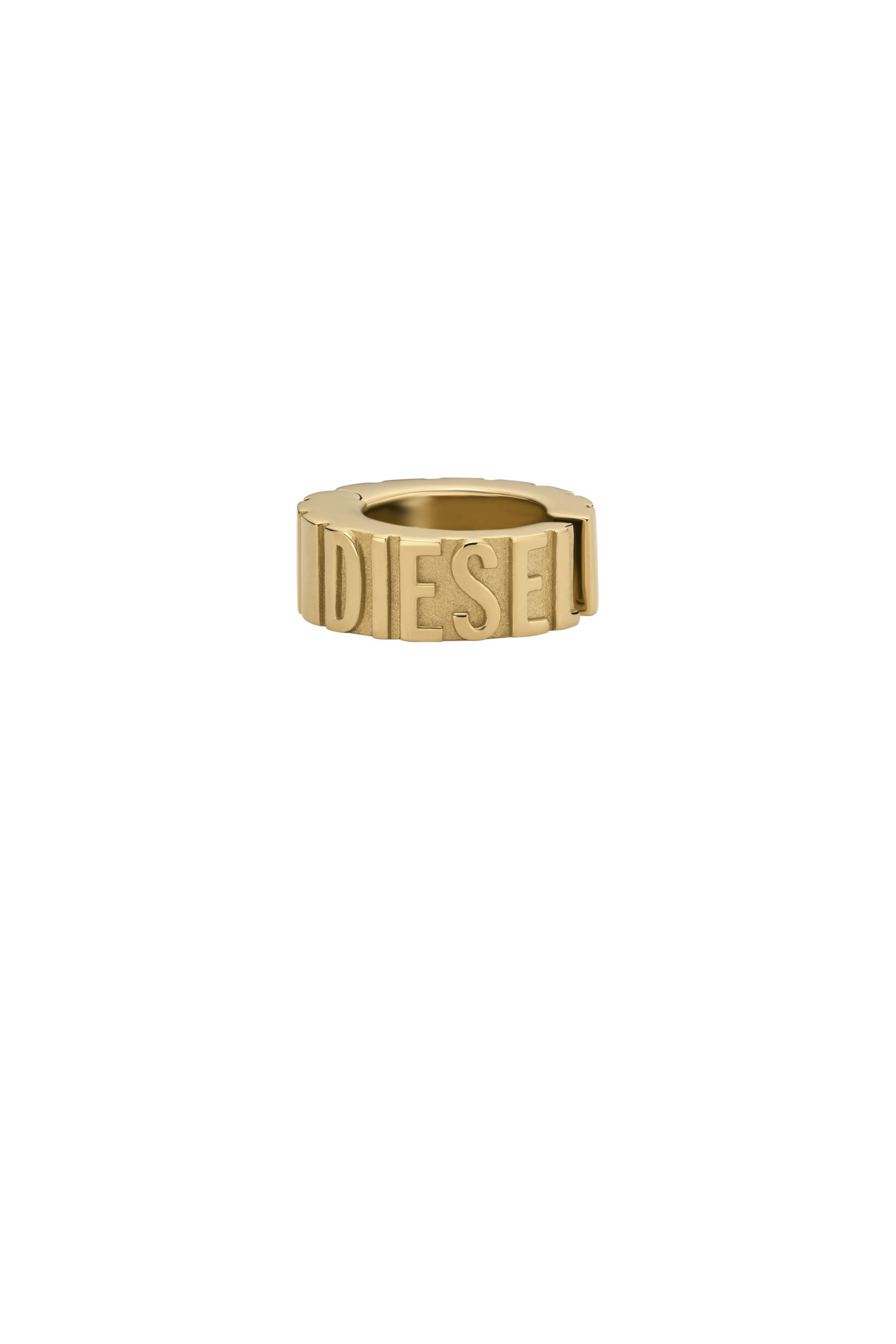 ☆DIESEL☆ Logo cuff single earring DX1565710 Women's Gold-Tone Stainless Steel Cuff Earring | Oro | Diesel