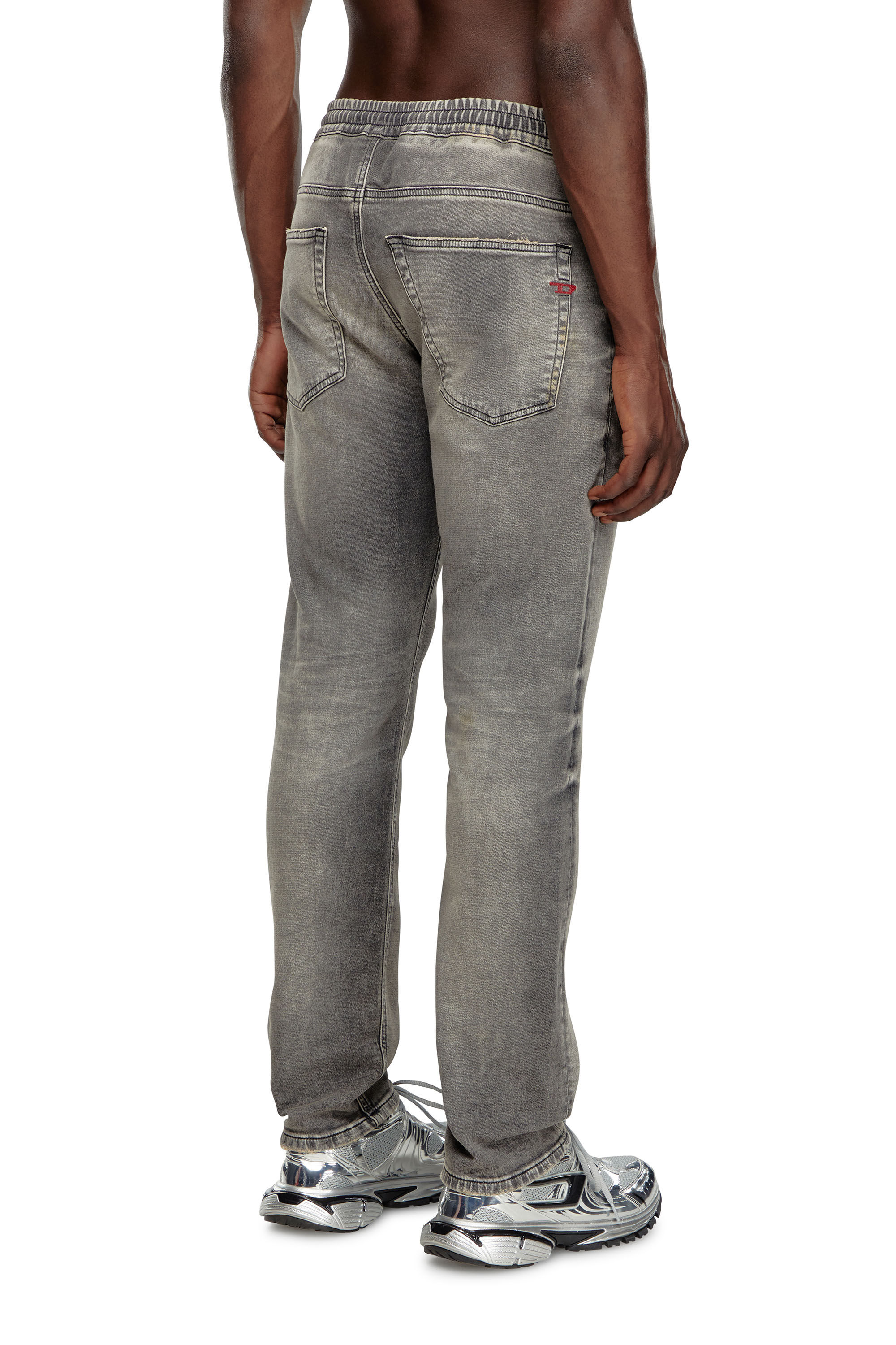 Diesel - Man's Tapered 2030 D-Krooley Joggjeans® 068LQ, Grey - 4