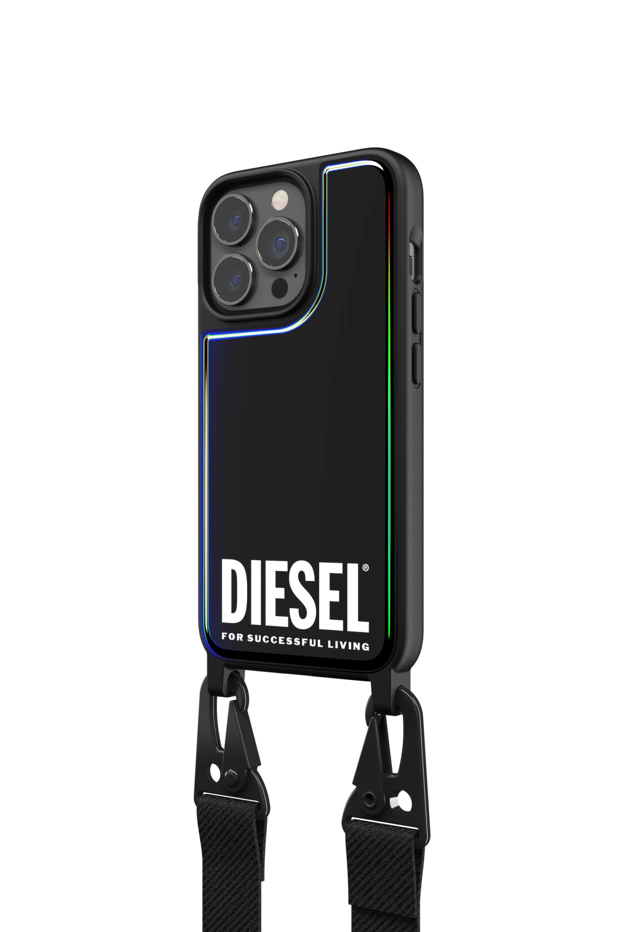 Diesel - 47171 NECKLACE CASE, Unisex's Necklace case patent for iPhone 13/13 Pro in Multicolor/Black - 4
