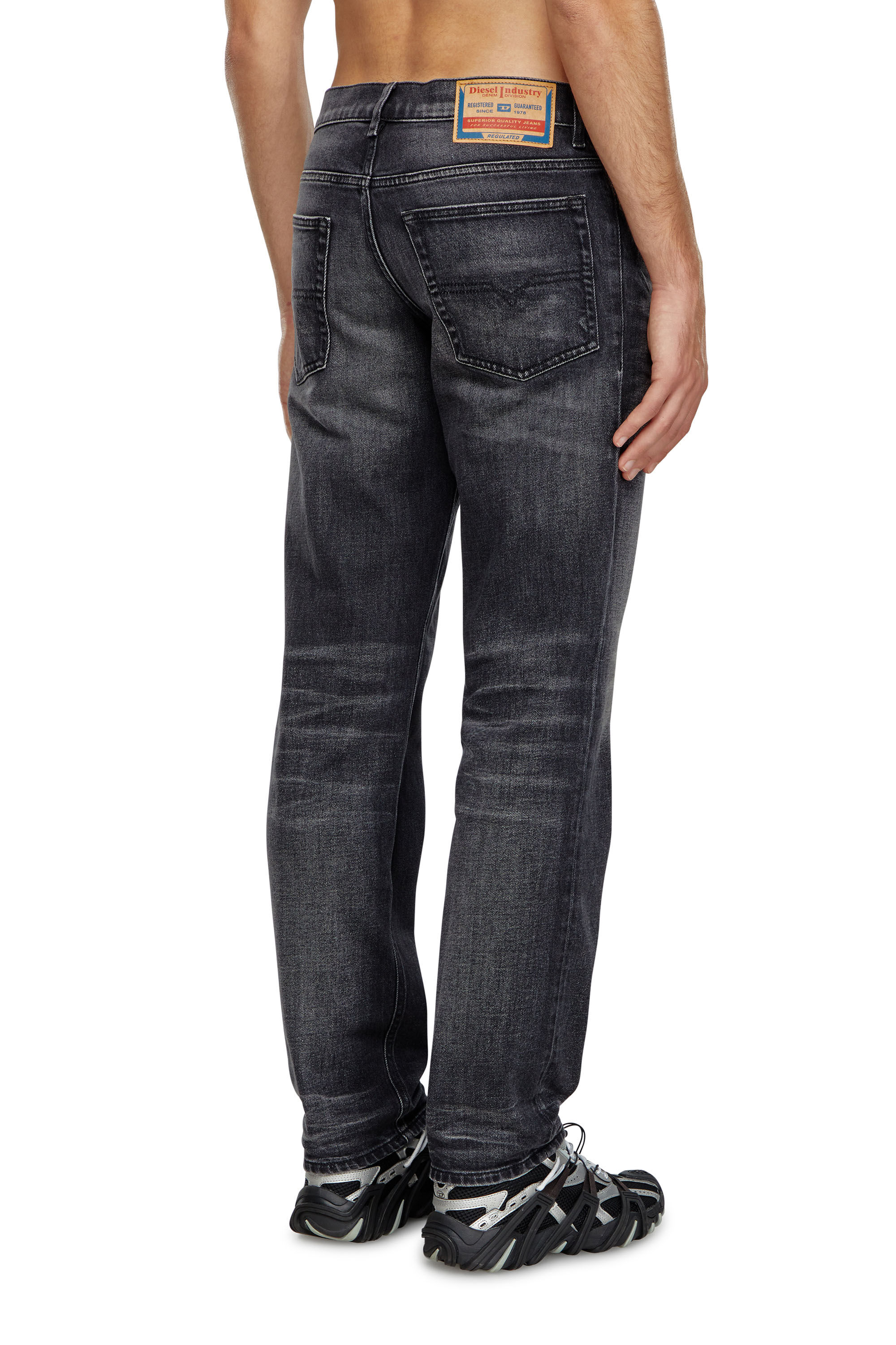 Diesel - Man Tapered Jeans 2023 D-Finitive 09J65, Black/Dark grey - Image 4