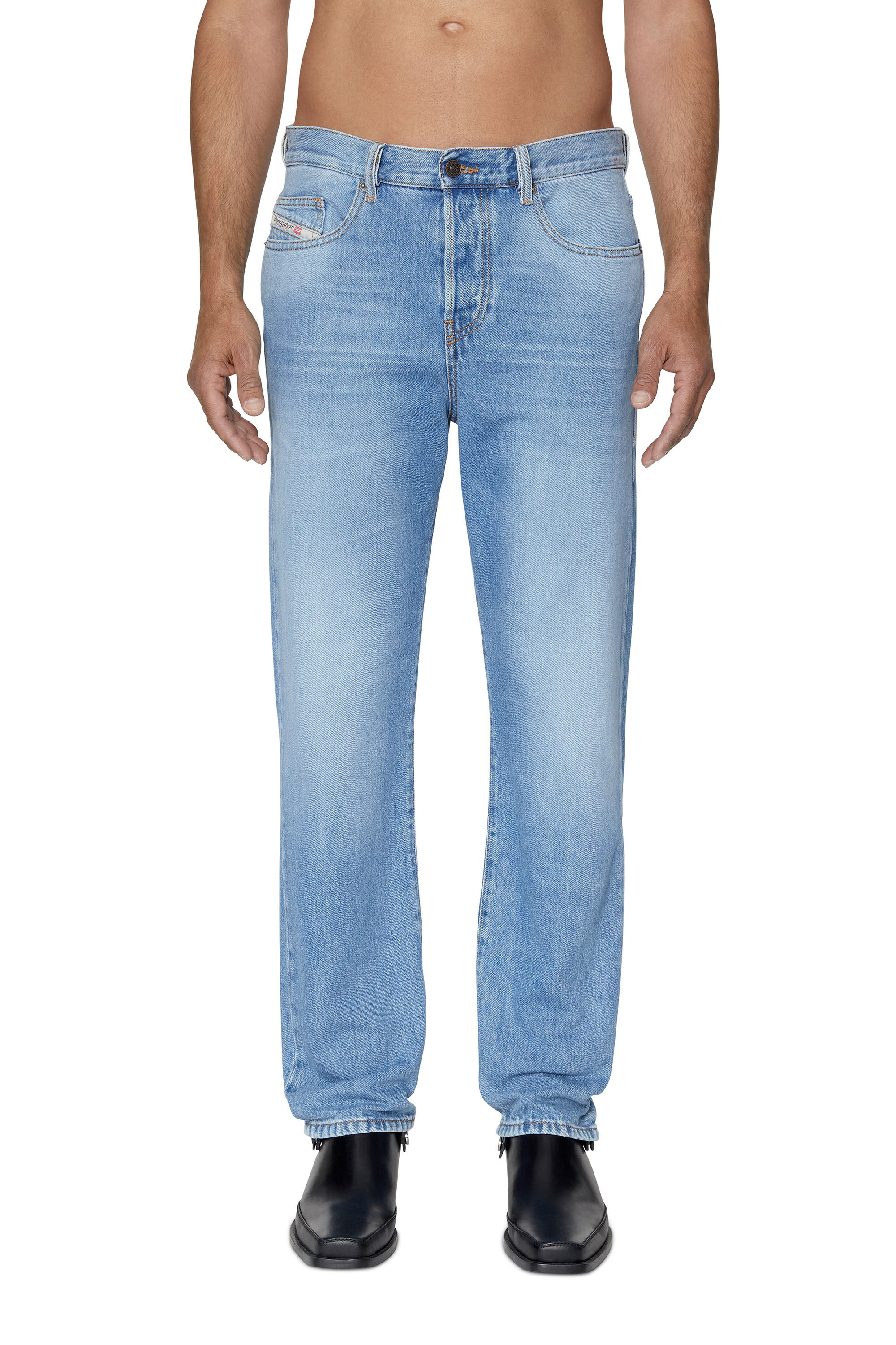 Diesel - Straight Jeans 2020 D-Viker 09C15, Light Blue - Image 3