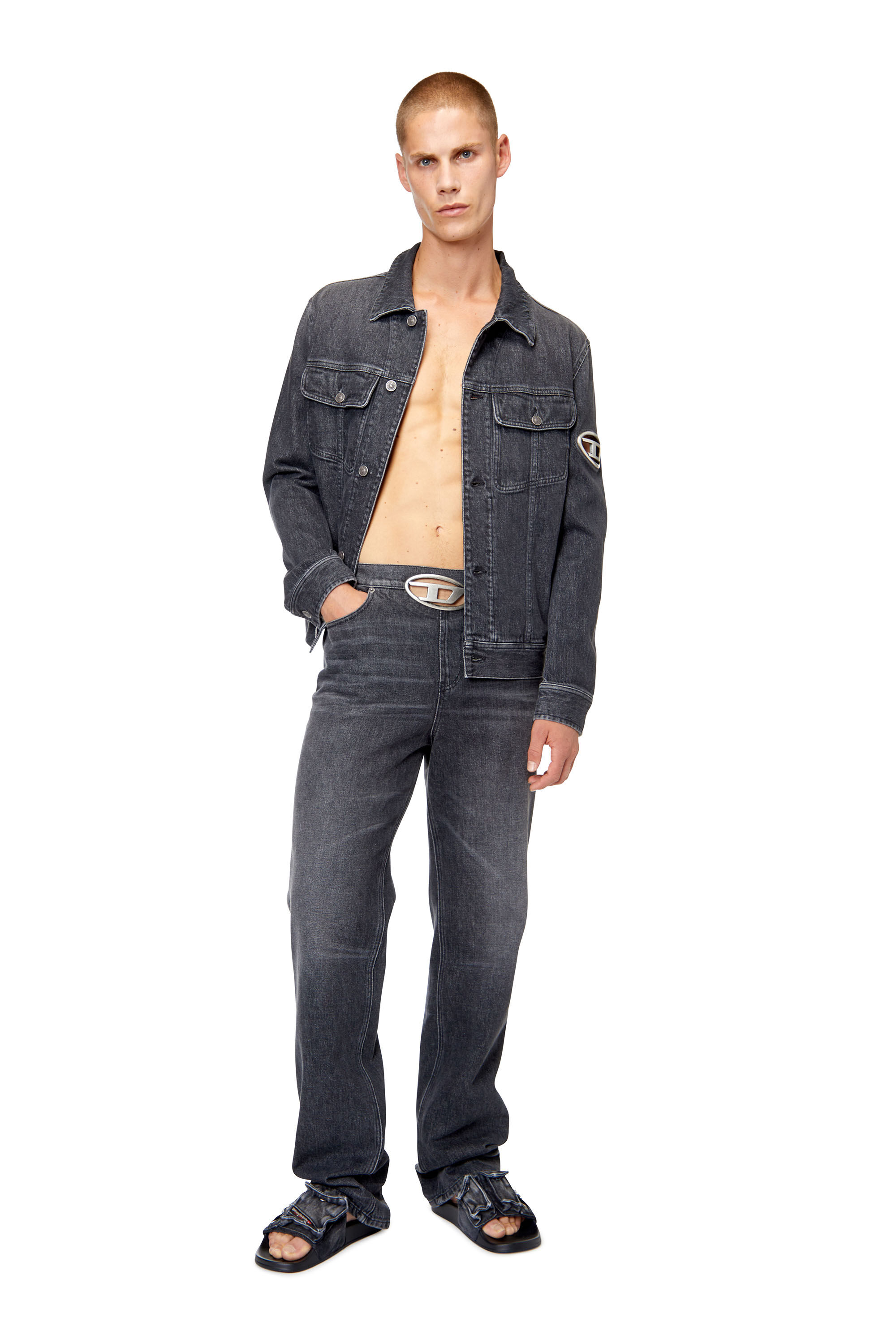 Balenciaga europe denim jacket online