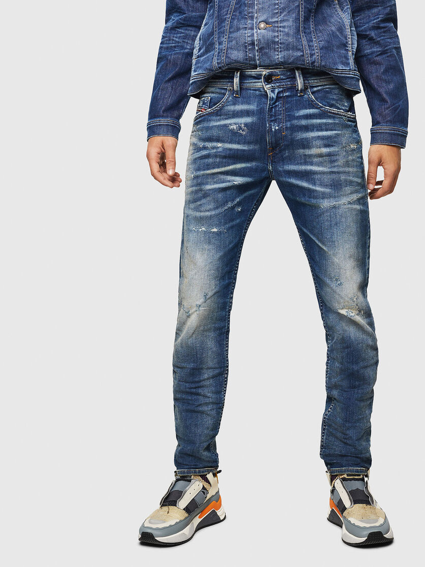 Thommer T Joggjeans 0870q Men Slim Medium Blue Jeans Diesel They are available for men and women and offered in different styles, colors and washings. men slim medium blue jeans diesel
