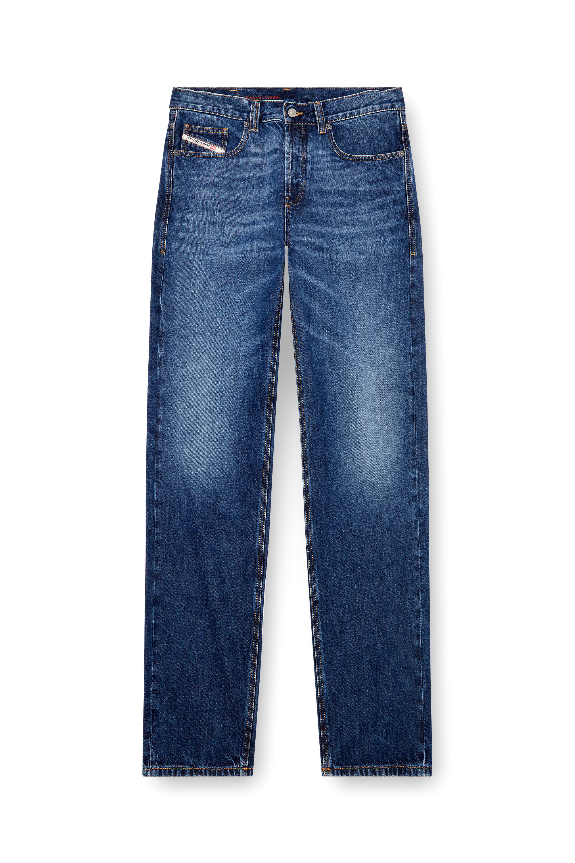 Diesel - Man Straight Jeans 2010 D-Macs 09I27, Dark Blue - Image 5