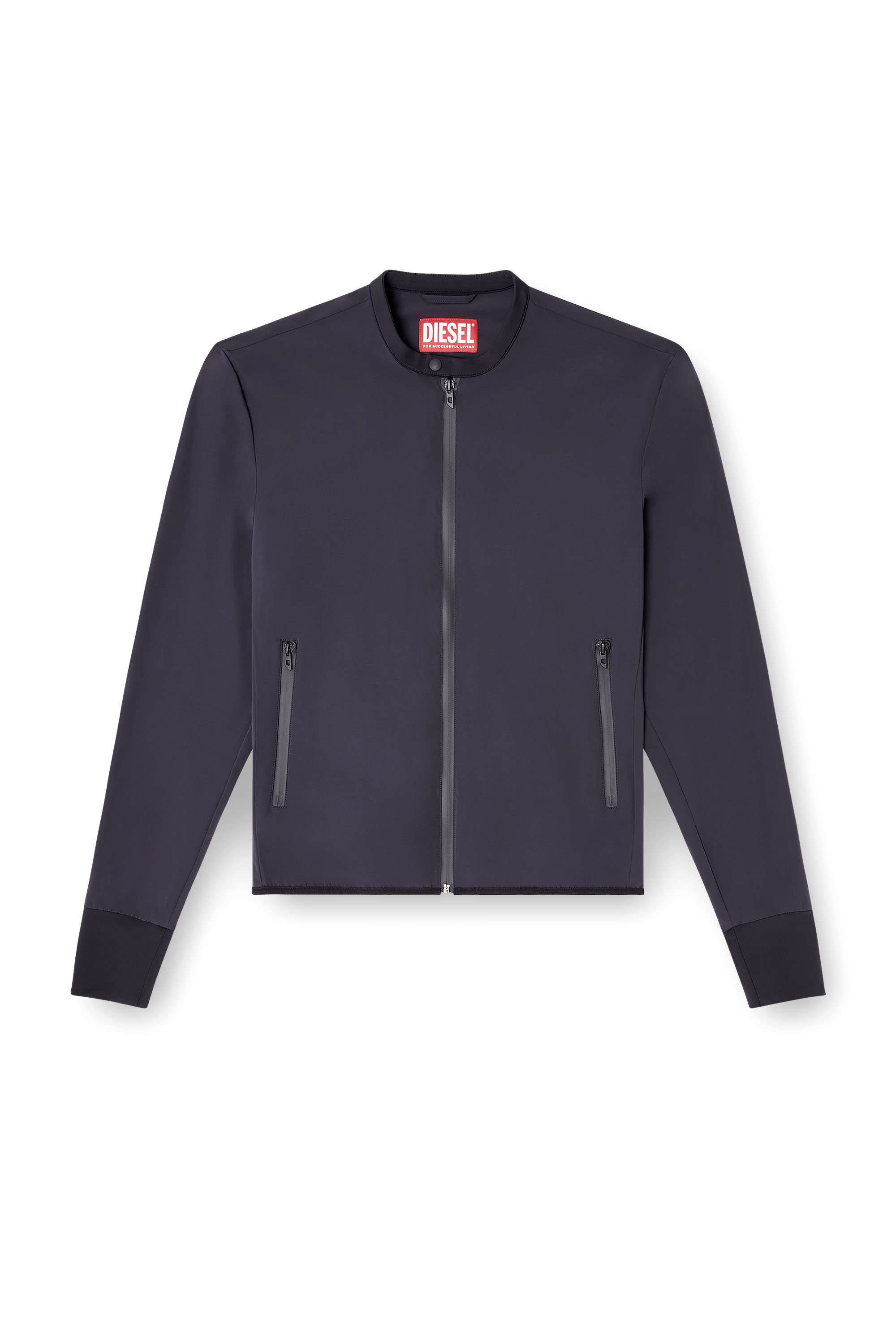 J-DOMNALL-NY, Dark Blue Diesel - J-DOMNALL-NY, Man's Jacket in bi-stretch nylon in Dark Blue - 2