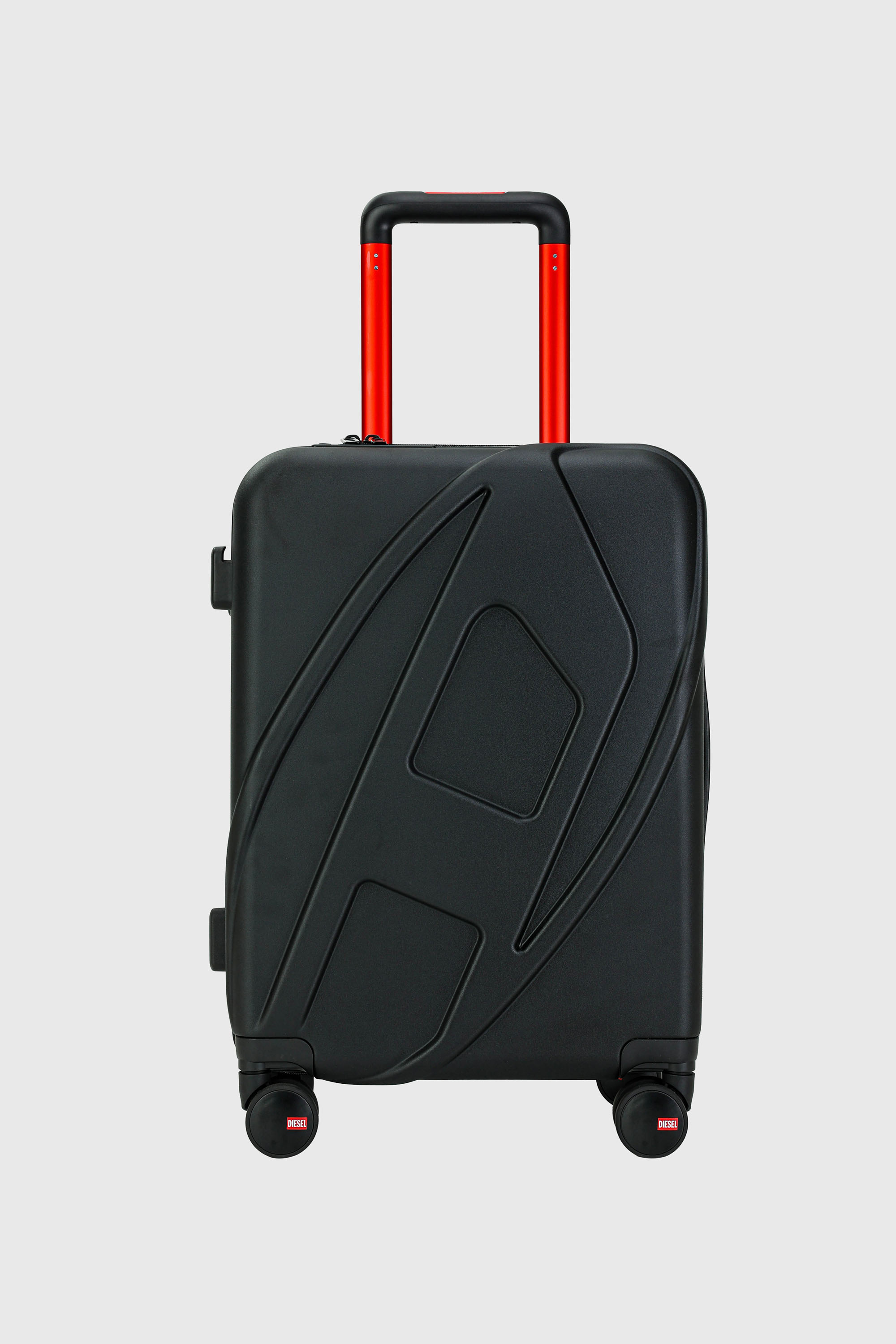 Diesel - LU0043 HARD LUGGAGE - DSL012, Unisex's Oval D suitcase size S in Black - 1