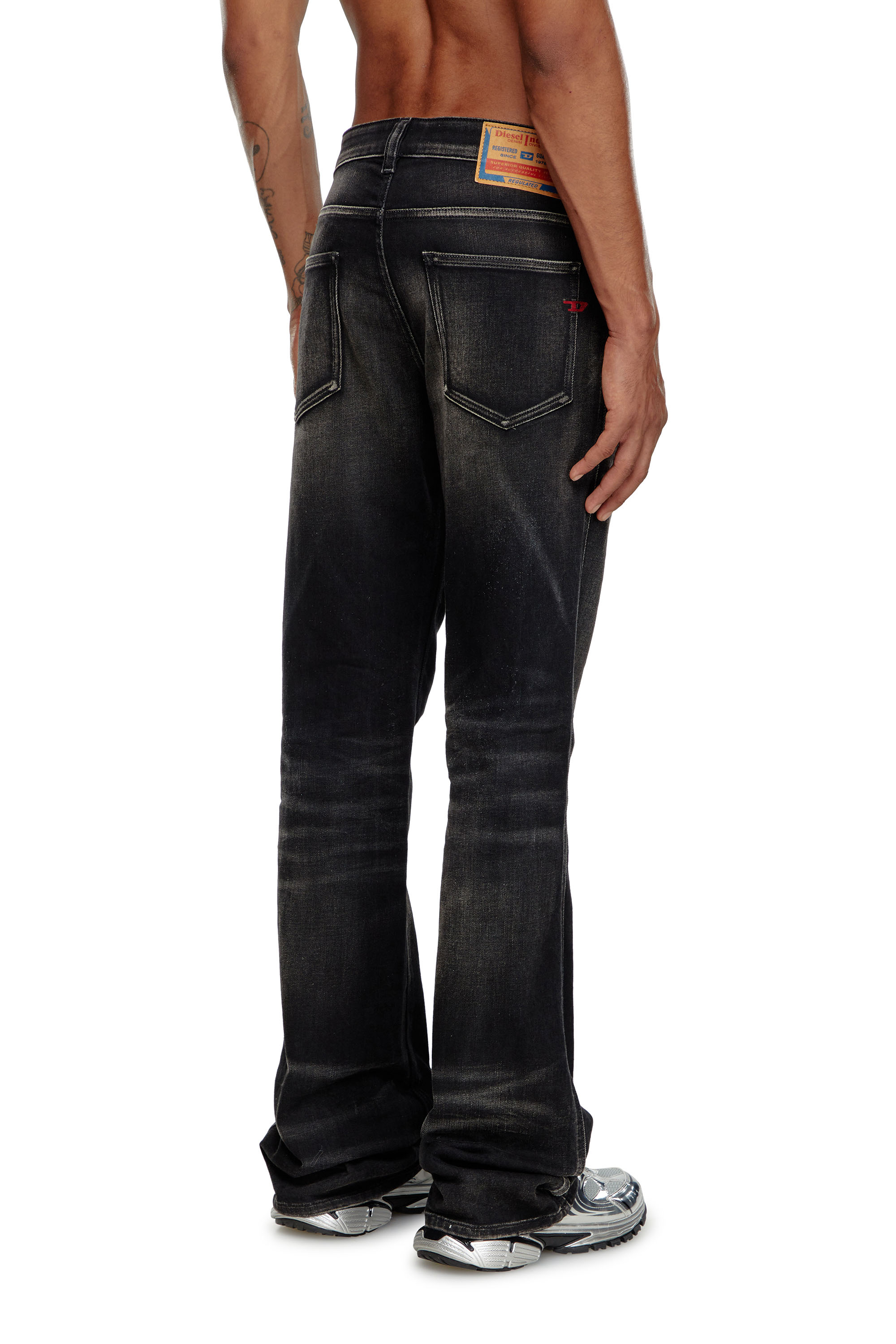 Diesel - Man Bootcut Jeans 1998 D-Buck 09J53, Black/Dark grey - Image 3