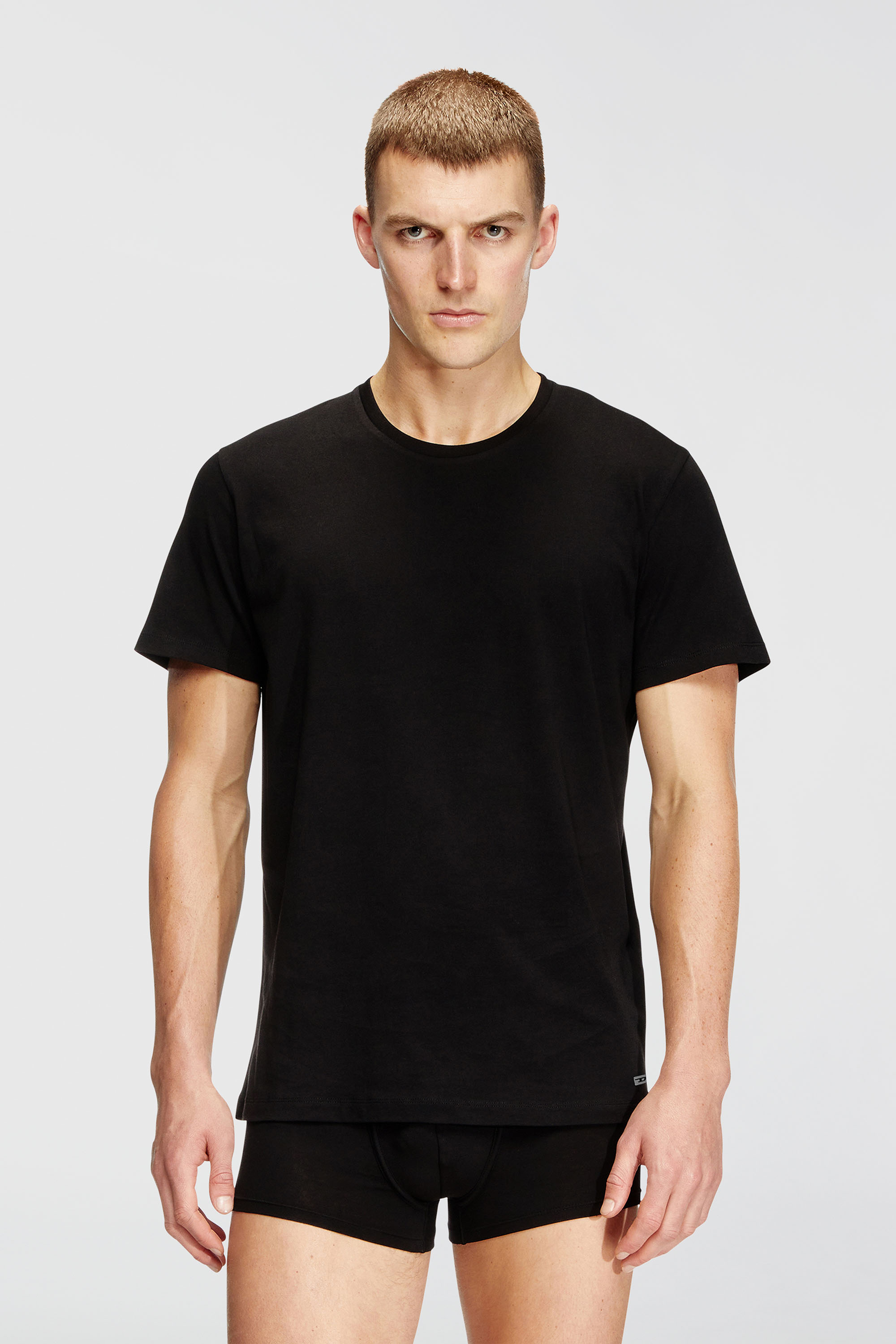 Diesel - RANDAL-D-BOX-3PACK, Man's Three-pack of T-shirts in Black - 3