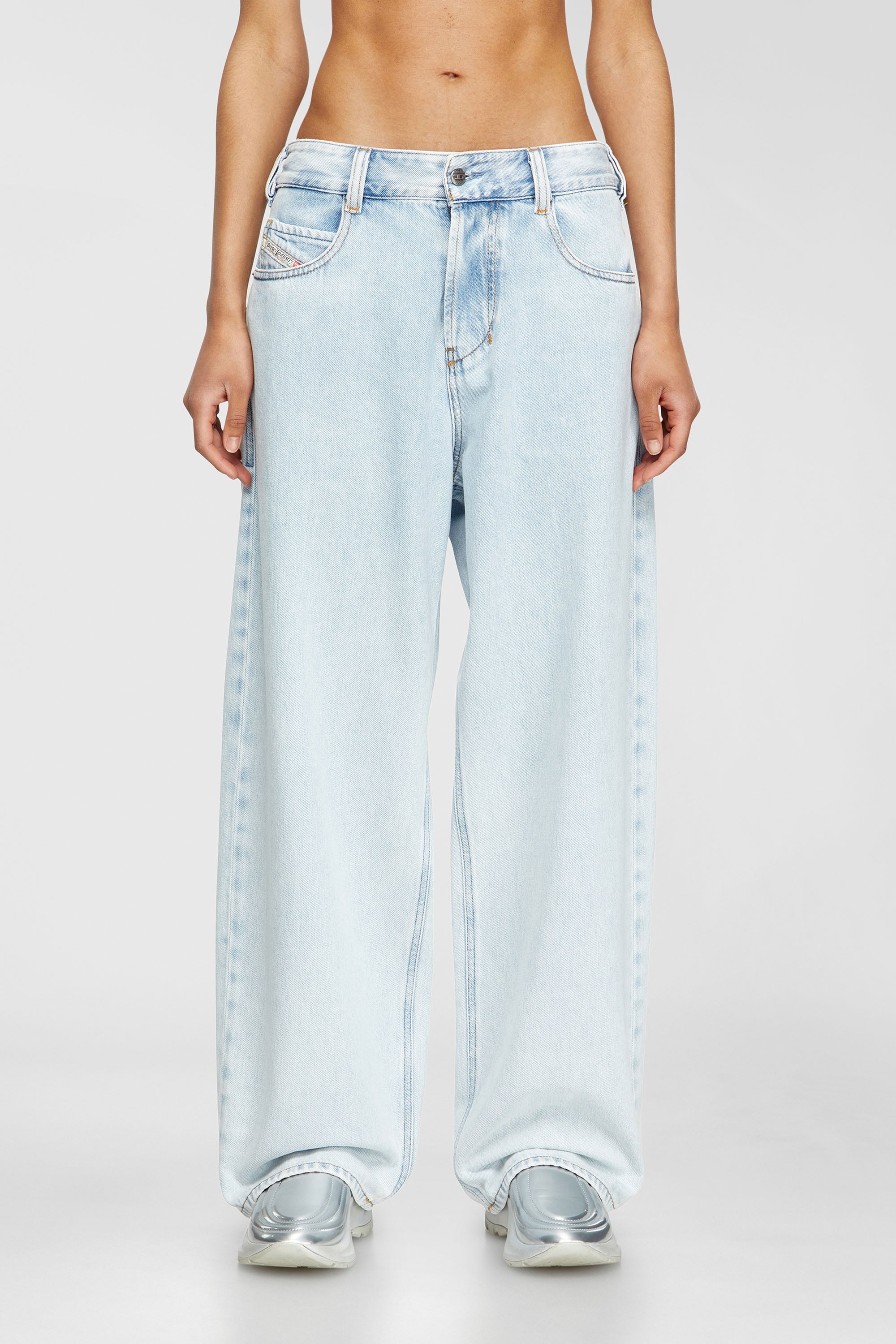Diesel - Unisex's Relaxed Jeans 1997 D-Enim-M 09M74, Light Blue - 1