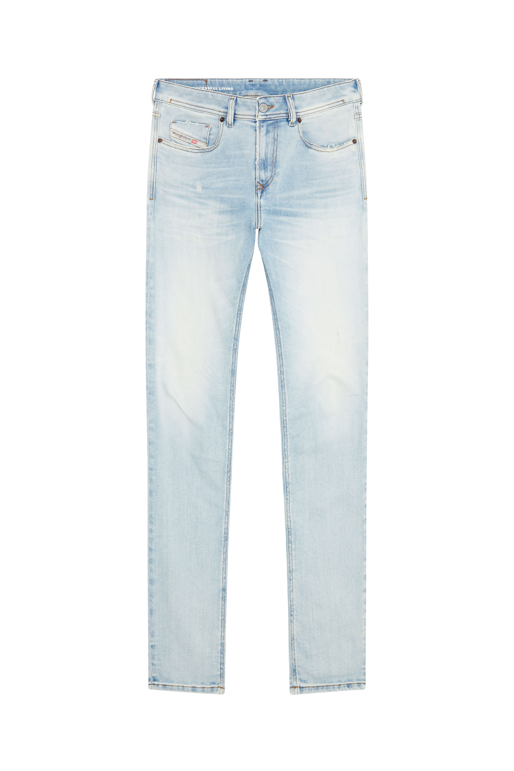 Diesel - 1979 Sleenker 09F14 Skinny Jeans, Light Blue - Image 5