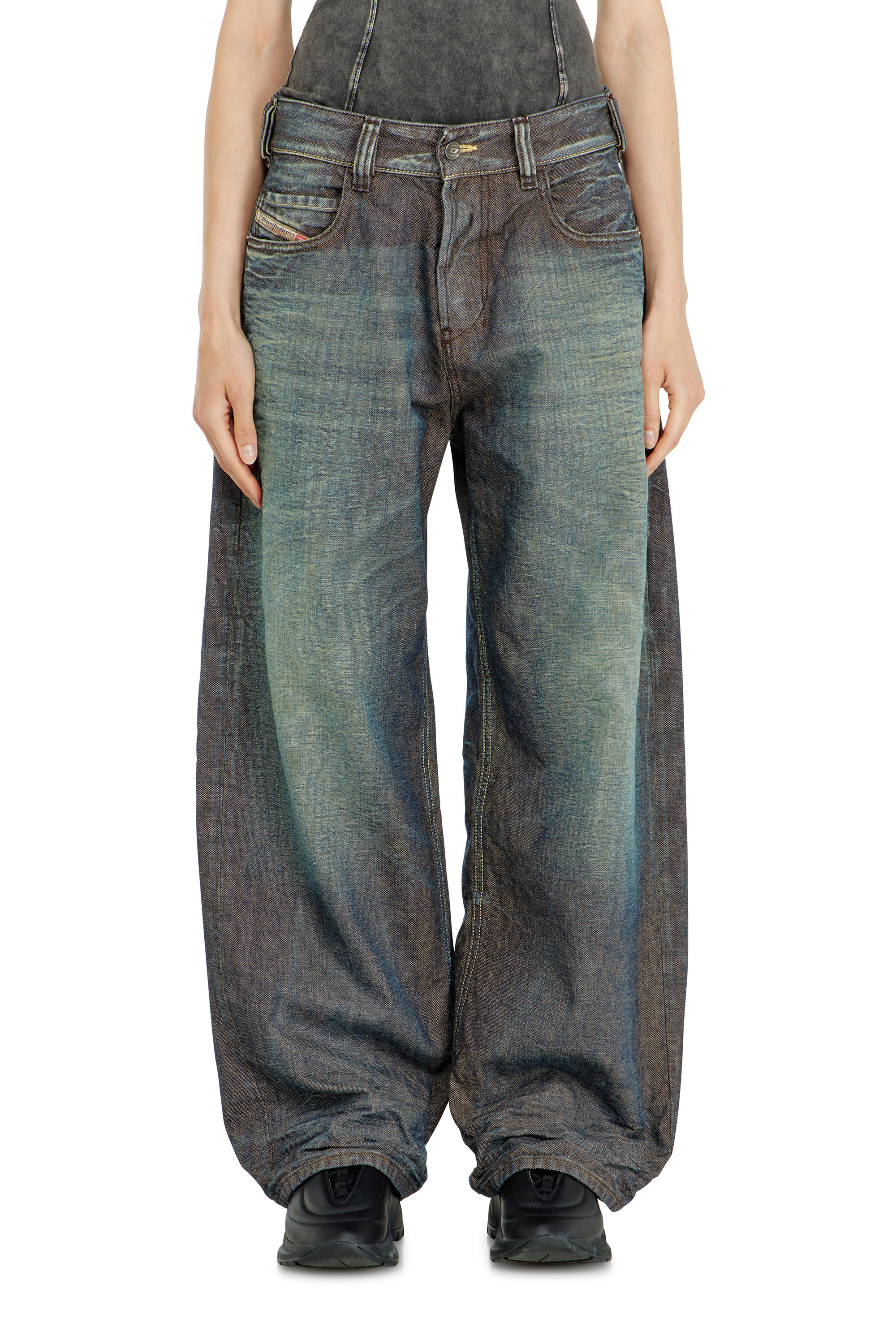 Diesel - Unisex's Relaxed Jeans 1997 D-Enim-M 007EM, Dark Blue - 6
