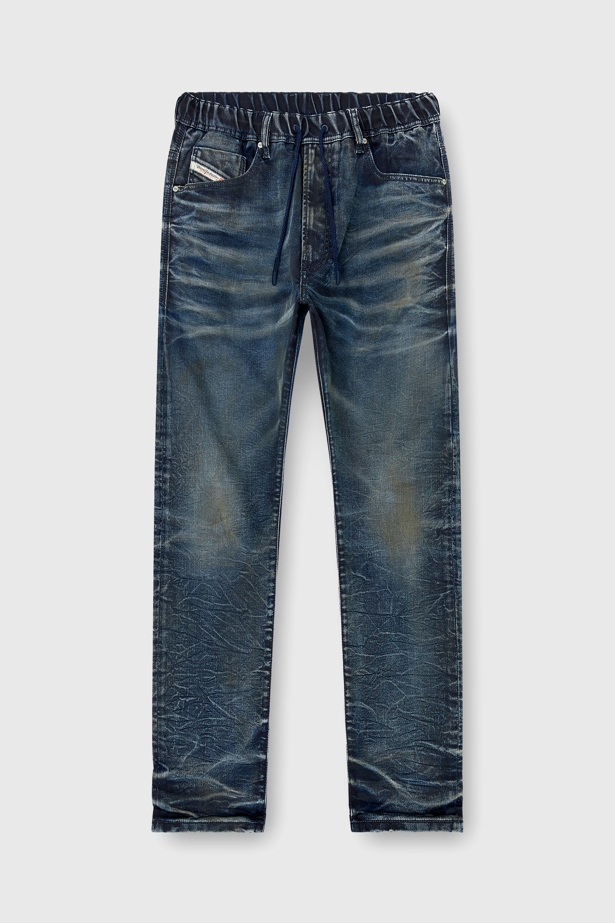 Diesel - Man's Regular 2030 D-Krooley Joggjeans&reg; 068XU, Dark Blue - 4