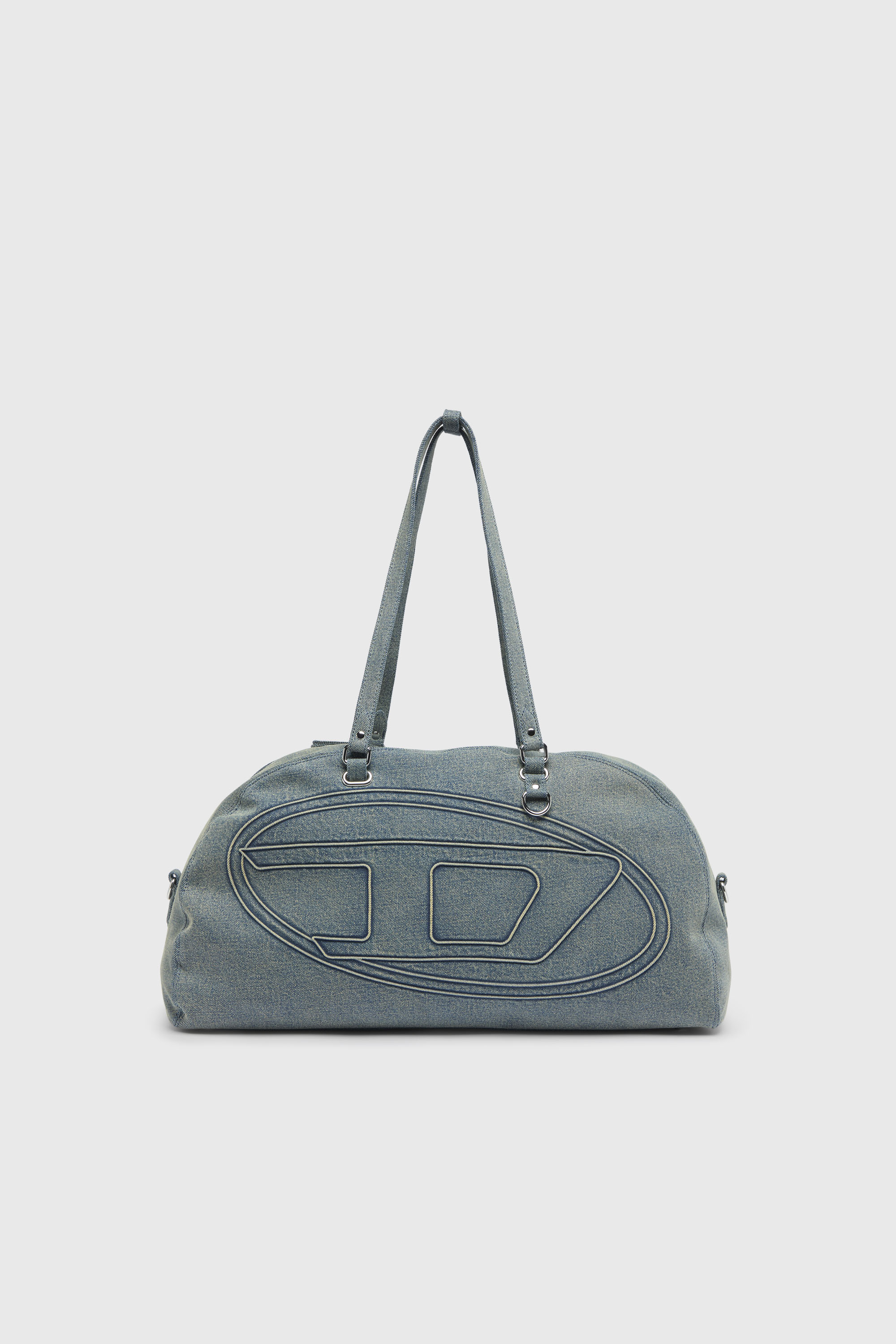 Diesel - 1DR DOME SOFT DUFFLE XL, Unisex's 1DR Dome-Duffle bag in denim with Oval D logo in Light Blue - 1