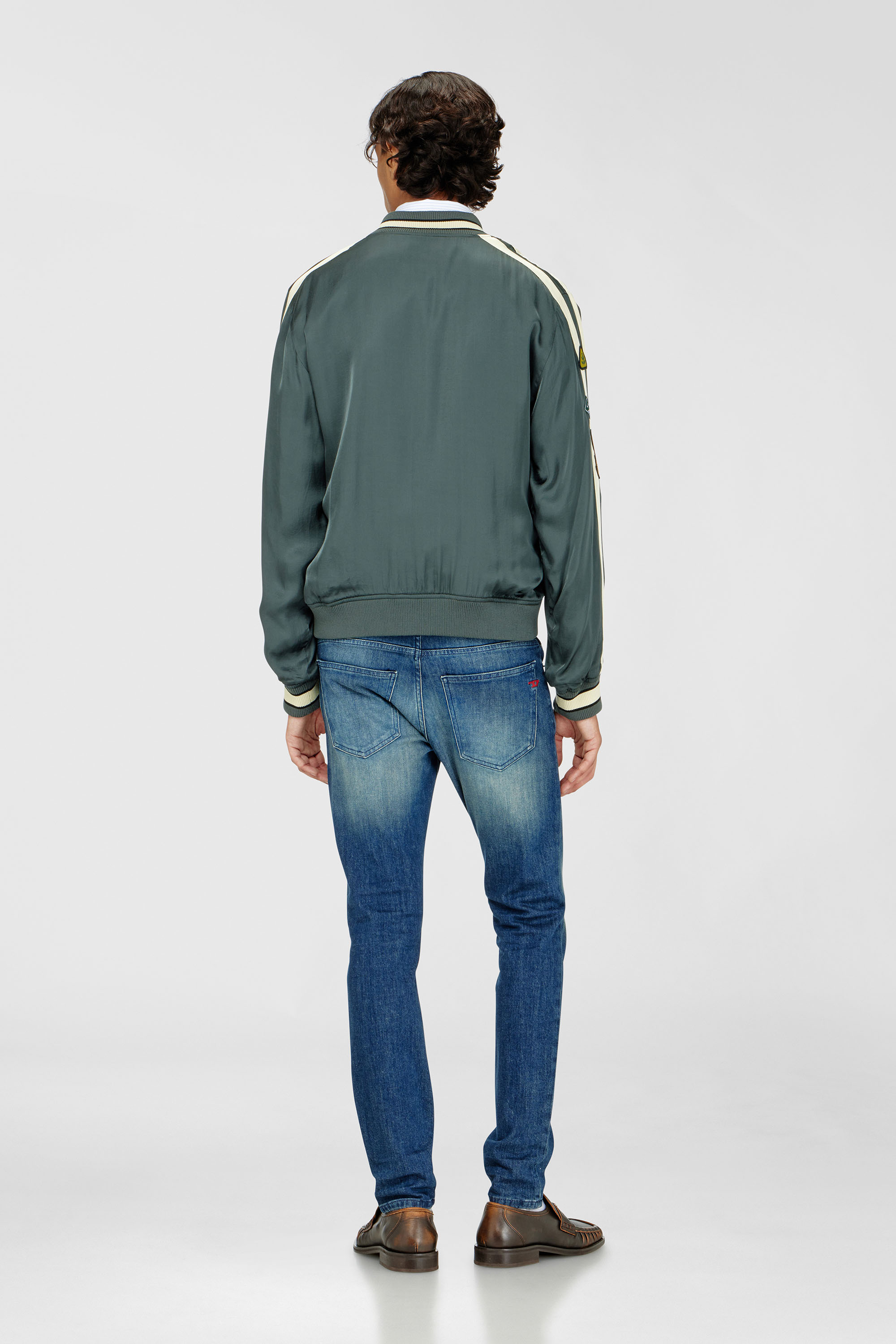 Diesel - Man's Slim Jeans 2019 D-Strukt 0KBBR, Dark Blue - 3