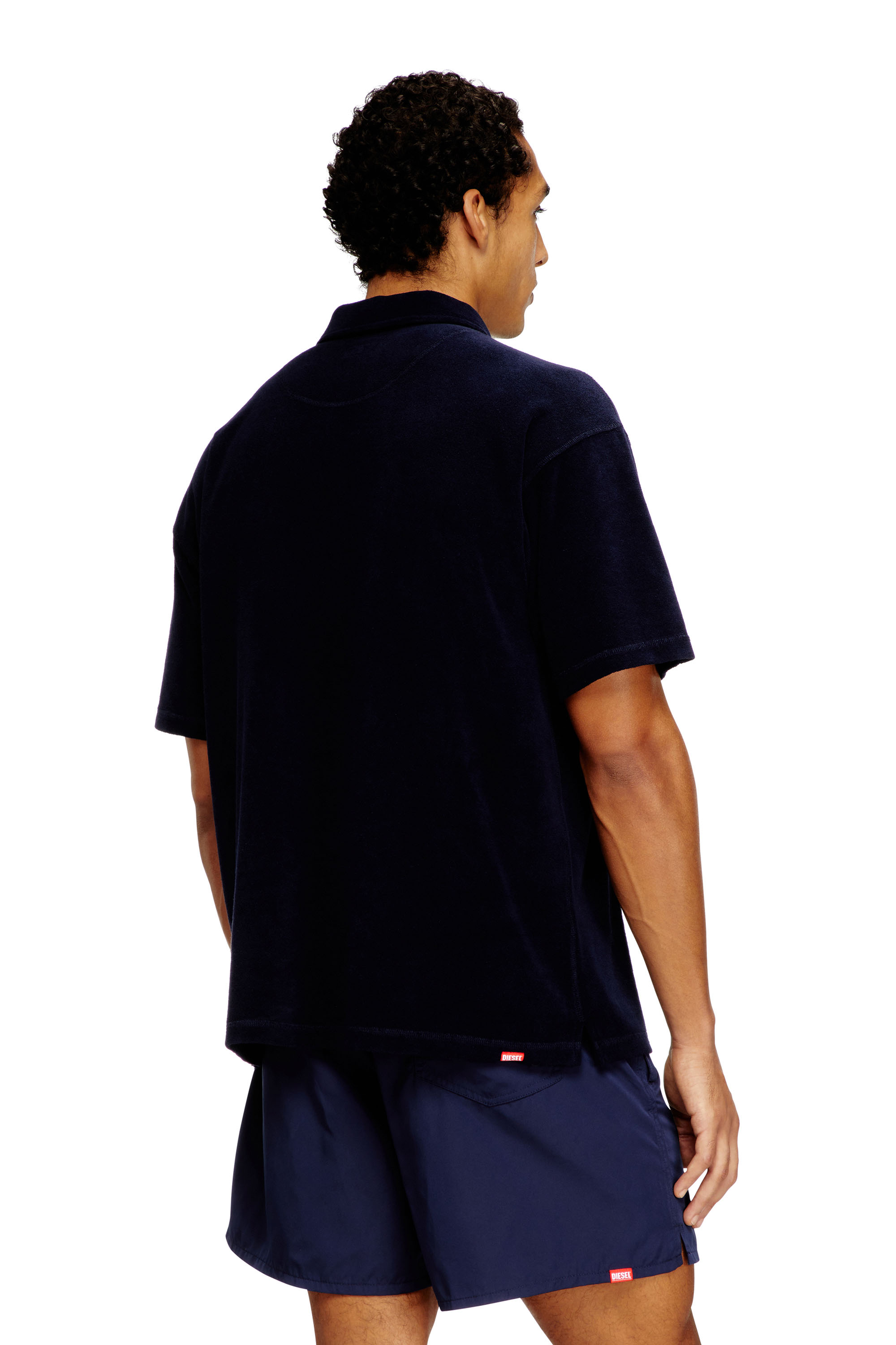 Diesel - JOSHUA-D-CORE, Man's Towelling cotton polo shirt in null - 4