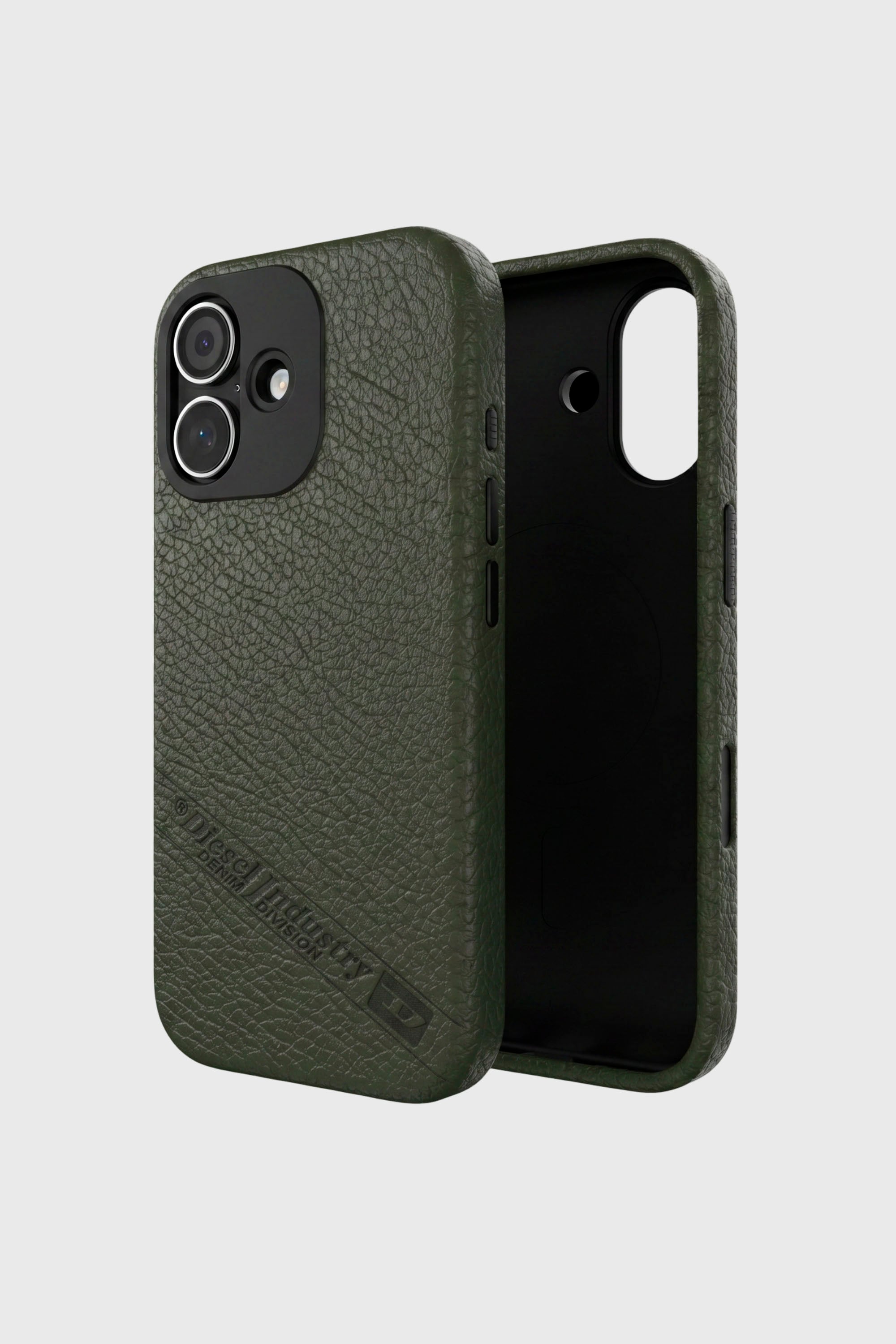 Diesel - 60646 MOULDED CASE, Unisex's Flag D case with MagSafe for iPhone 17 in Dark Green - 1