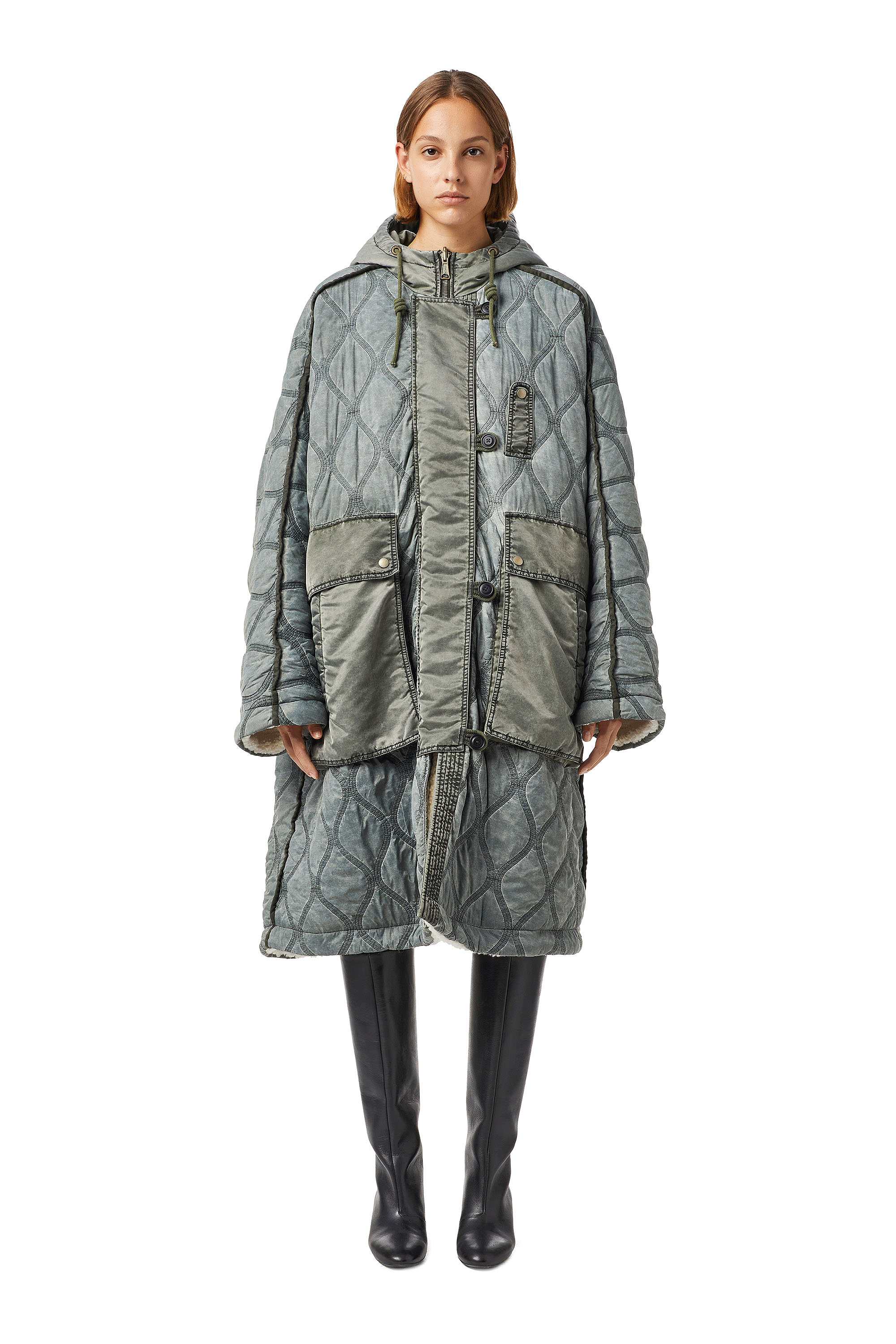 W-DAYA-21, Water Green - Winter Jackets