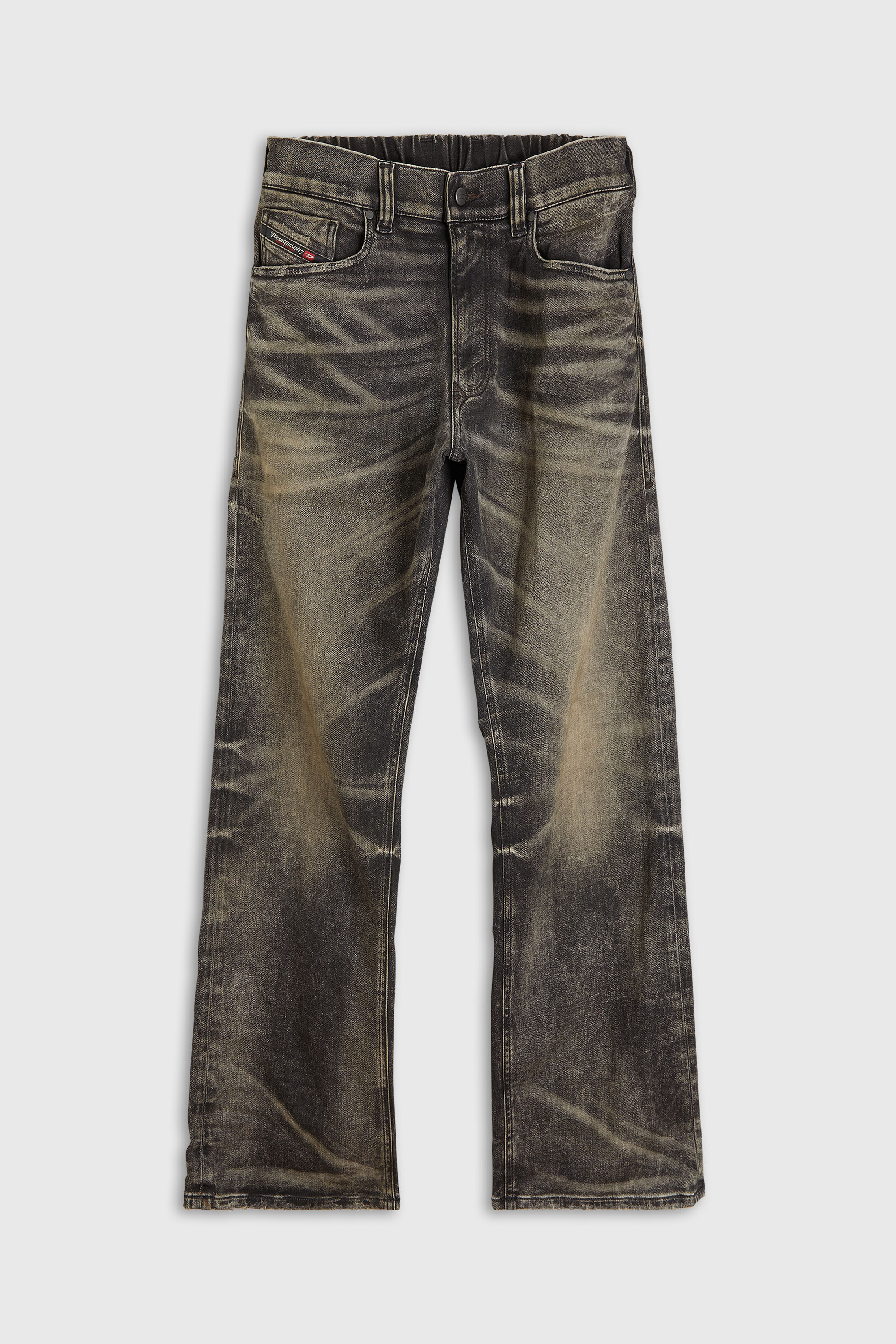 Diesel - Man's Relaxed 2080 D-Reel Joggjeans&reg; 09R21, Black/Dark grey - 4