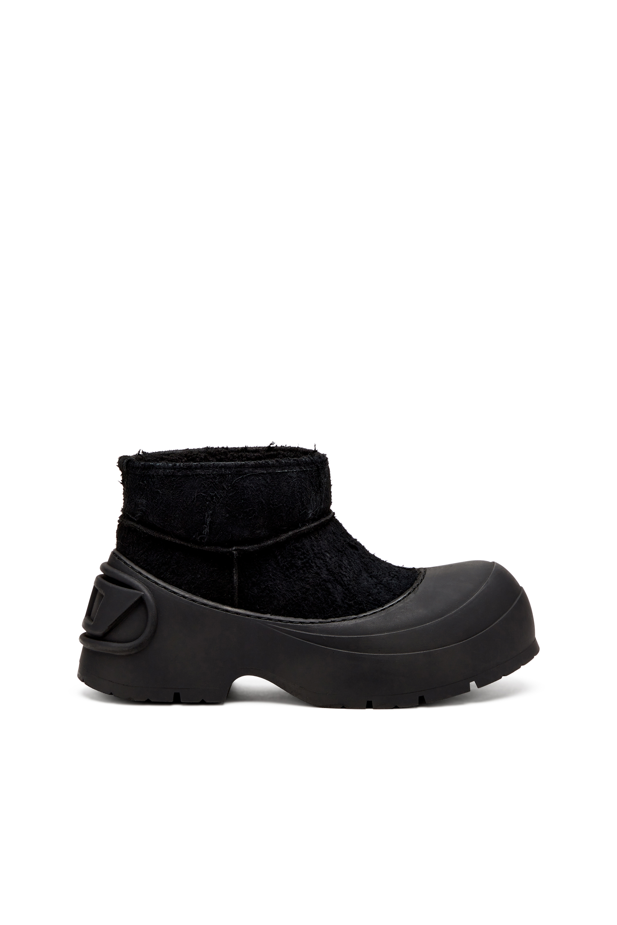 D-DONALD MONTONE, Black Diesel - D-DONALD MONTONE, Man's D-Donald-Chunky ankle boot with lug sole in Black - 1