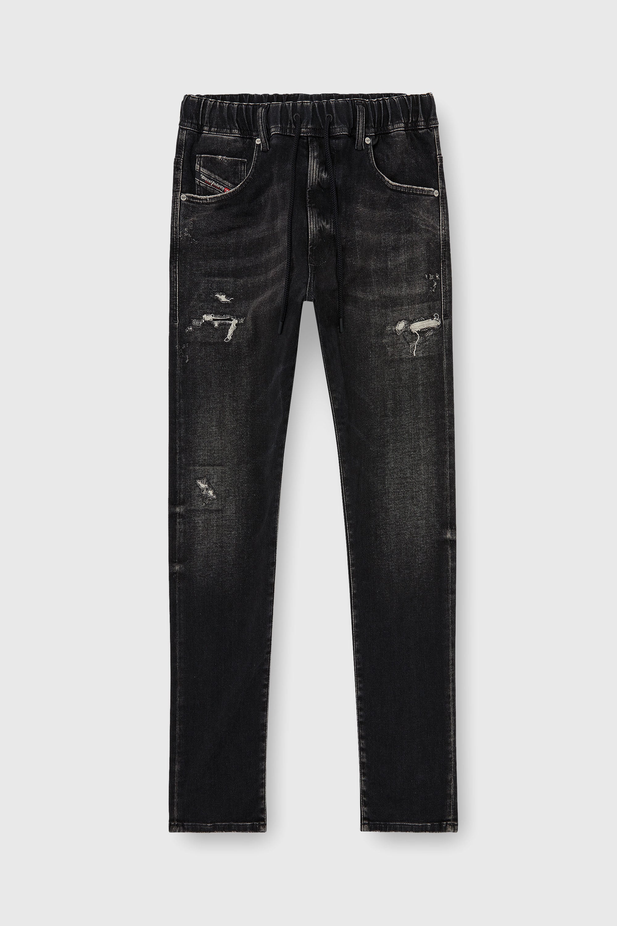 Diesel - Man's Regular E-Krooley Joggjeans&reg; 09Q22, Black/Dark grey - 2