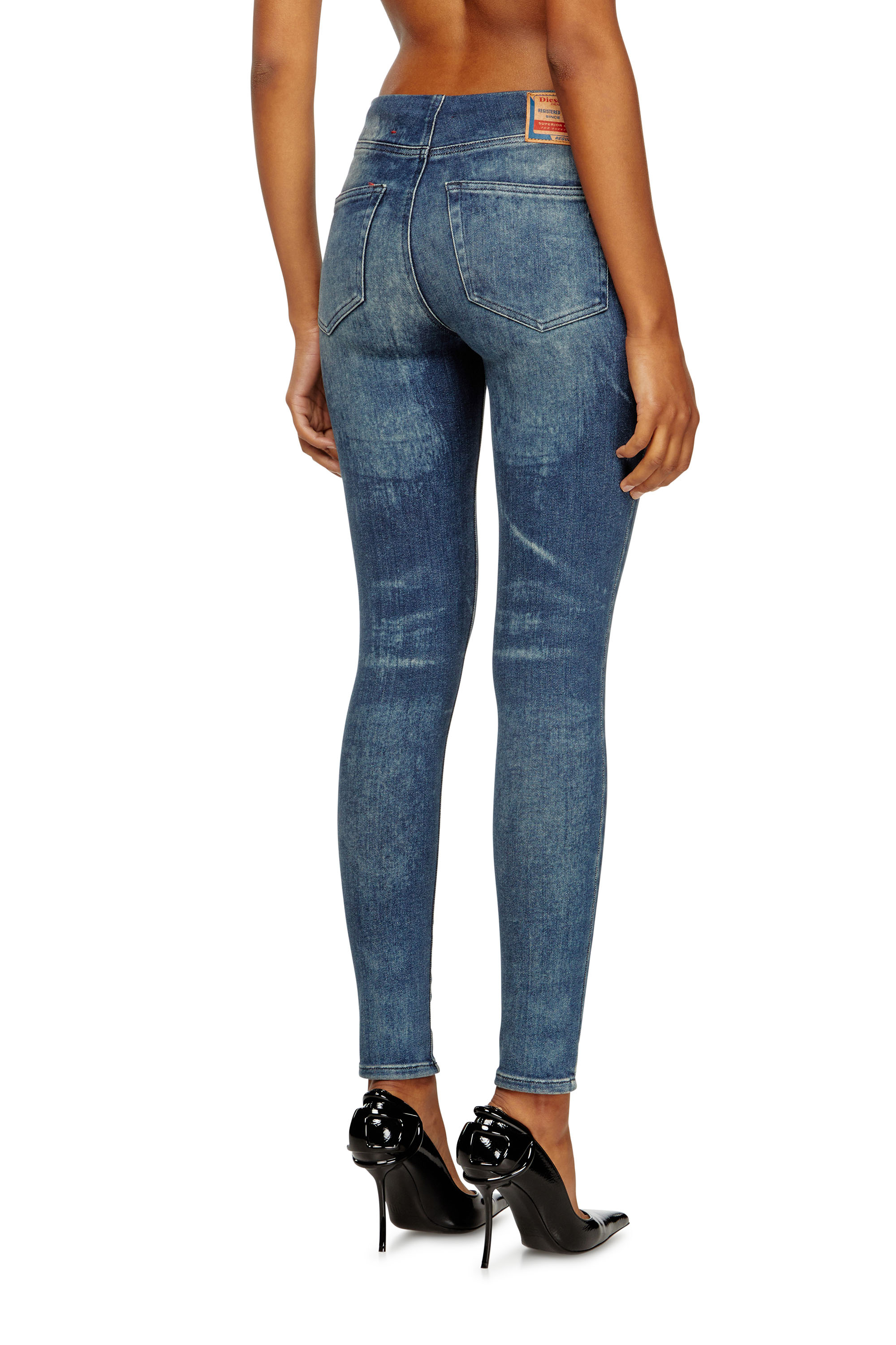 Diesel - Woman's Slim Jeans D-Gnol 09M95, Medium blue - 4