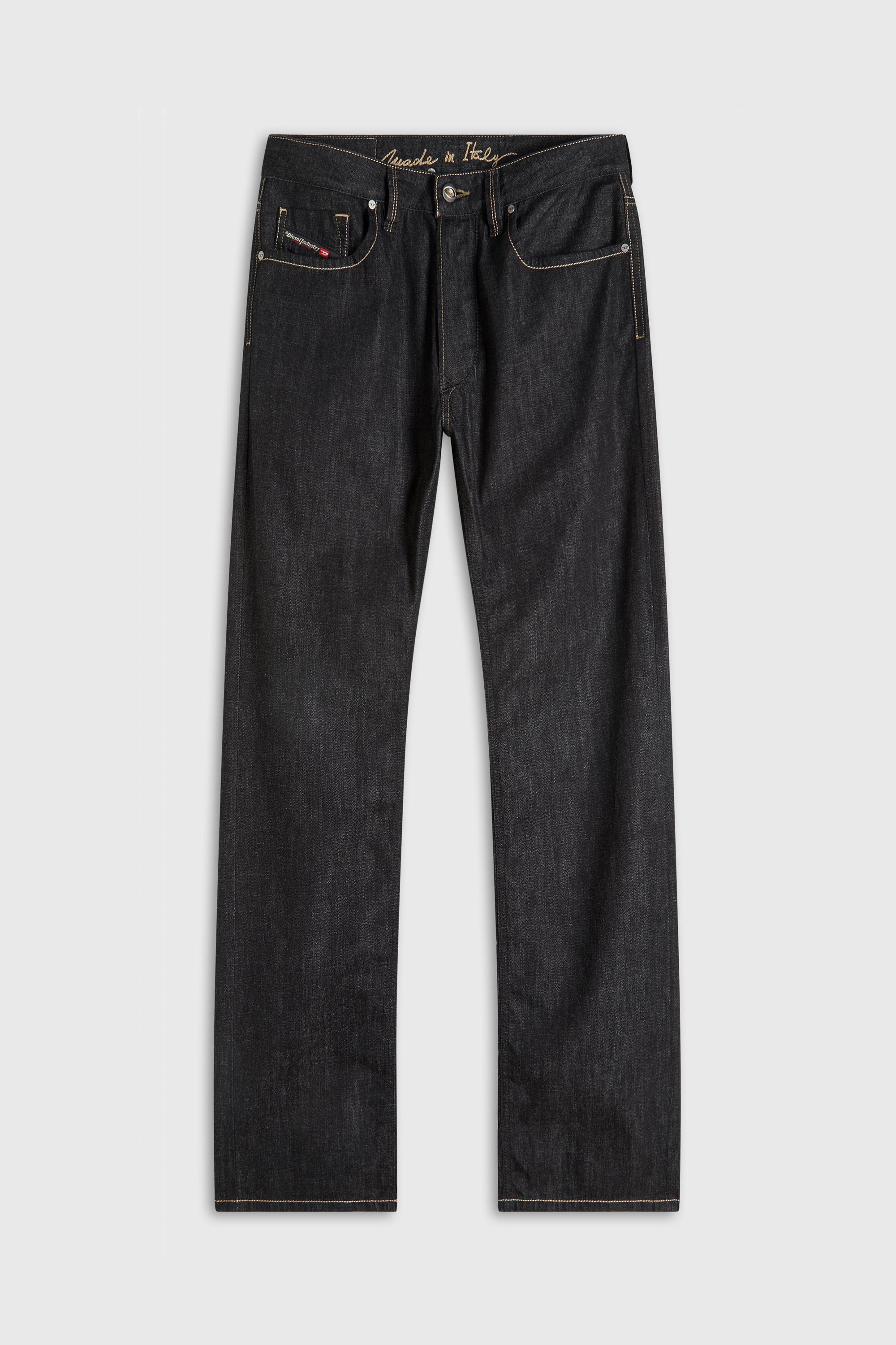 Diesel - Man's Regular Jeans 1985 Larkee 09R42, Black/Dark grey - 2