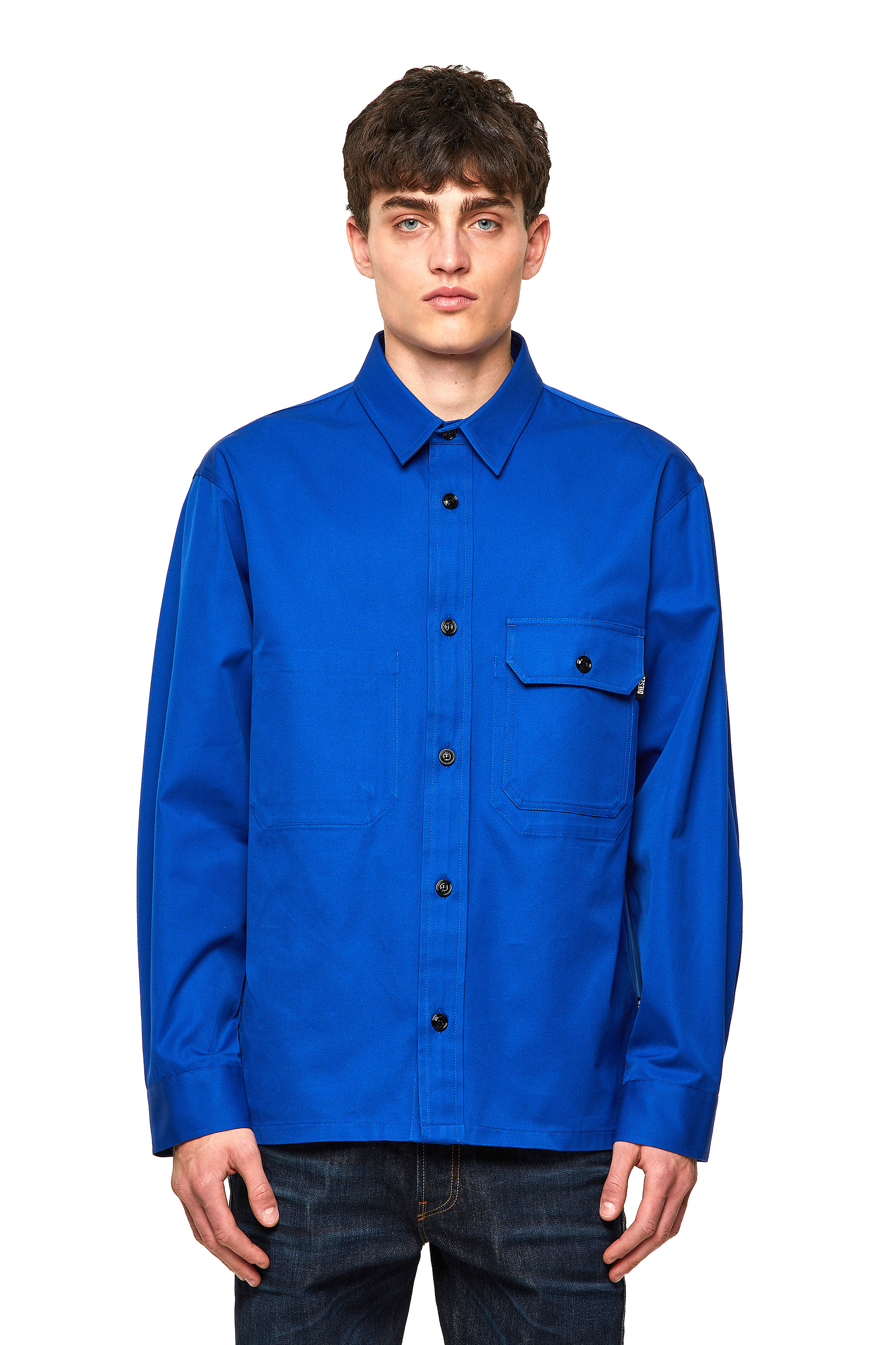 S-BUNNELL-A, Blue - Shirts