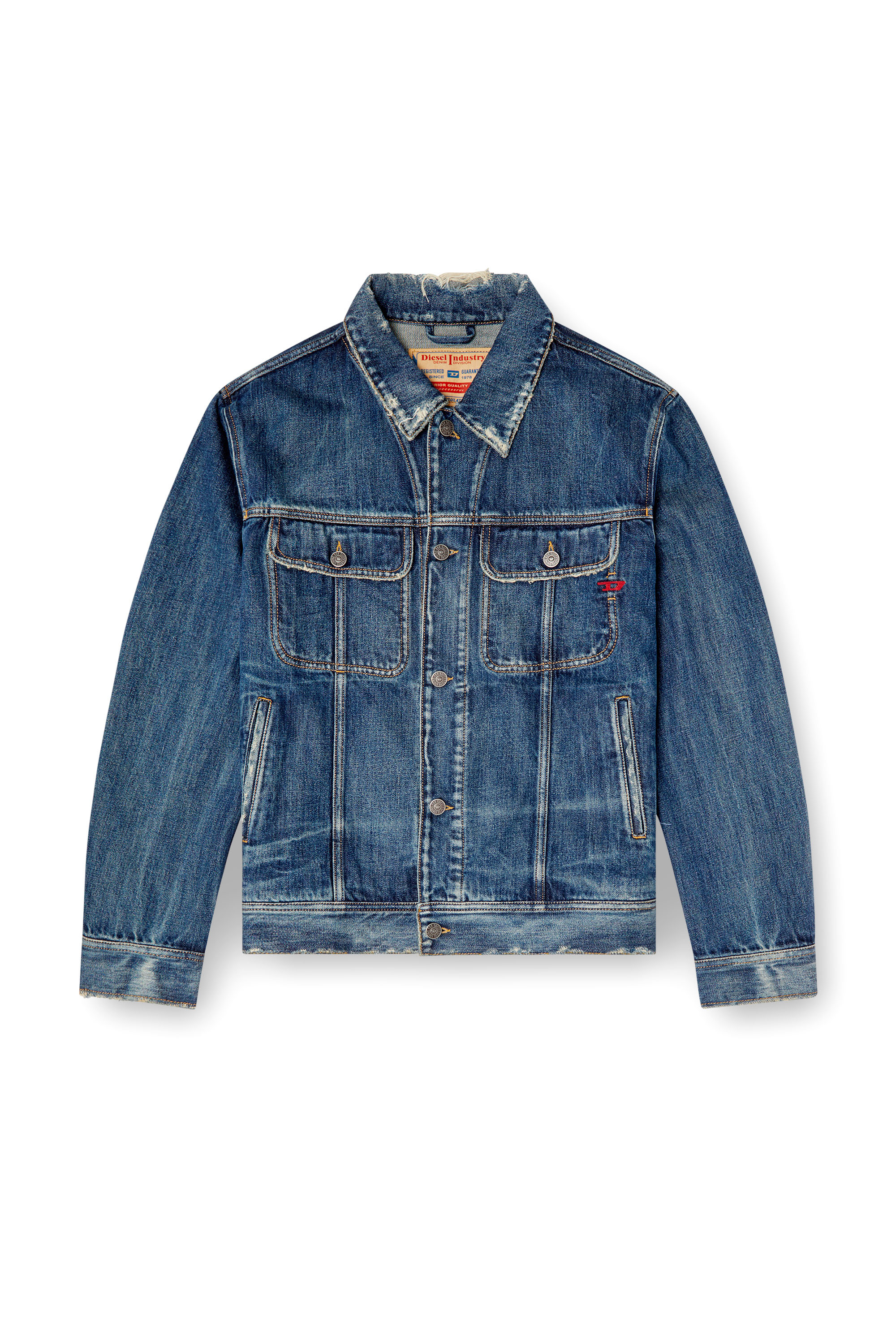 Diesel - D-BARCY, Man's Regular-fit trucker jacket in null - 3