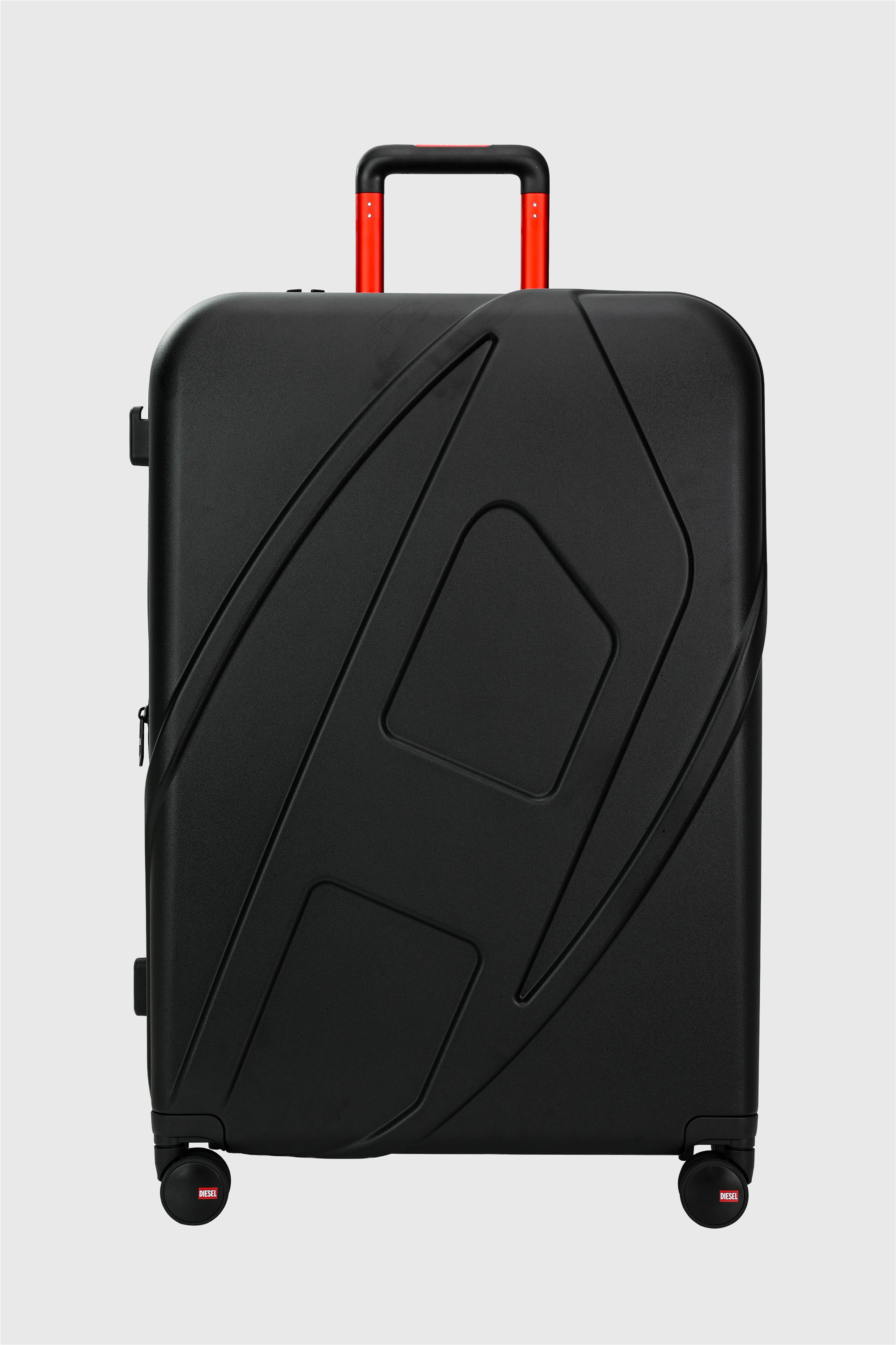 Diesel - LU0043 HARD LUGGAGE - DSL012, Unisex's Oval D suitcase size L in Black - 1