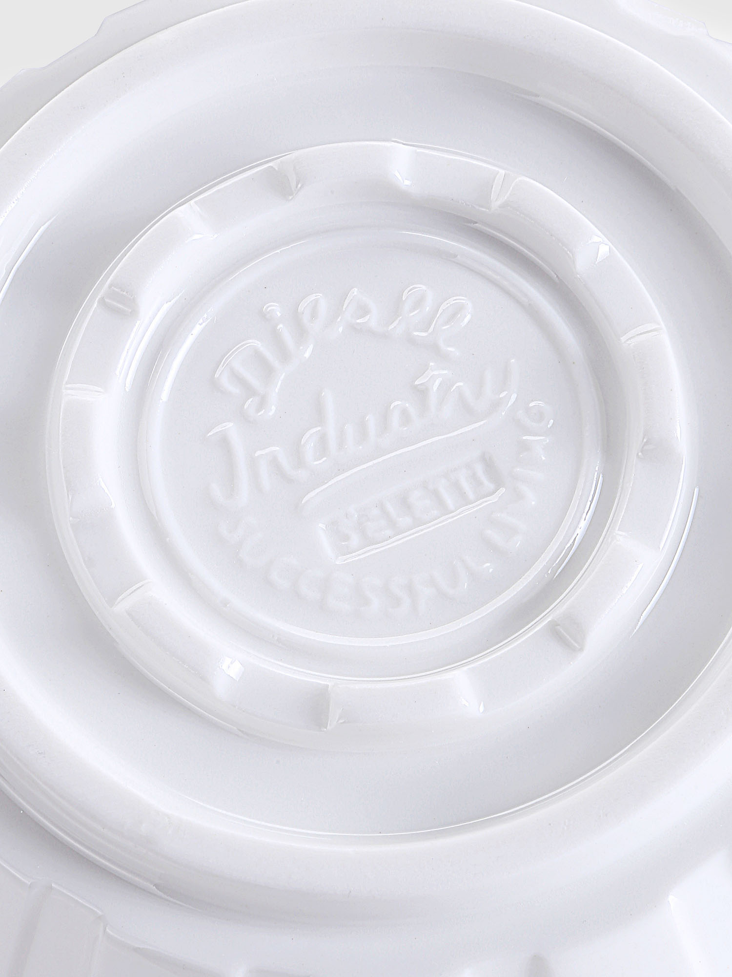 Diesel - 10982 MACHINE COLLEC, Unisex's Porcelain fruit bowl, &oslash; cm 16,3 / 6.4" in White - 3