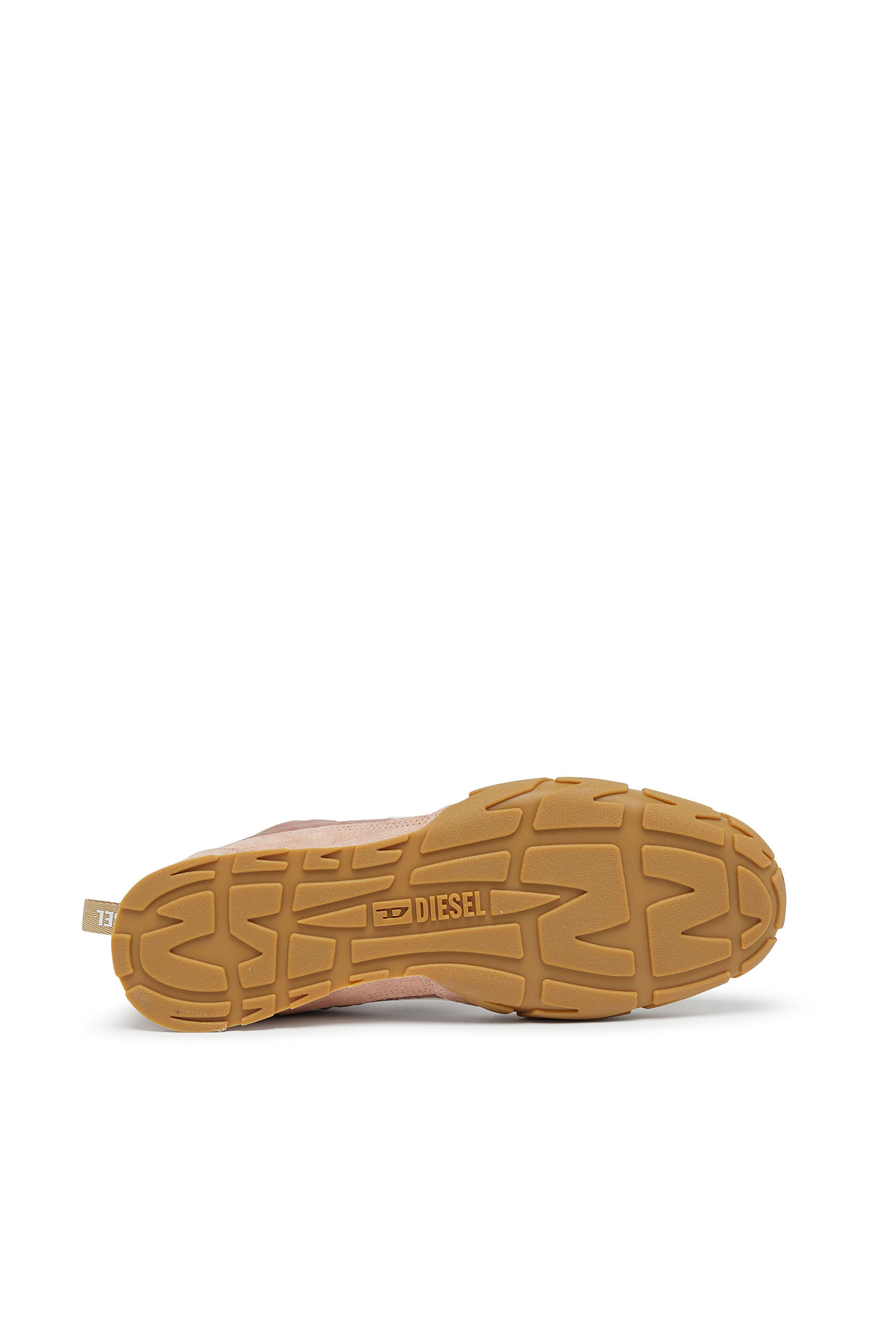 S-PAGODHA LOW W, Pink/White Diesel - S-PAGODHA LOW W, Woman's S-Pagodha-Sneakers in leather, suede and ripstop in Pink/White - 5