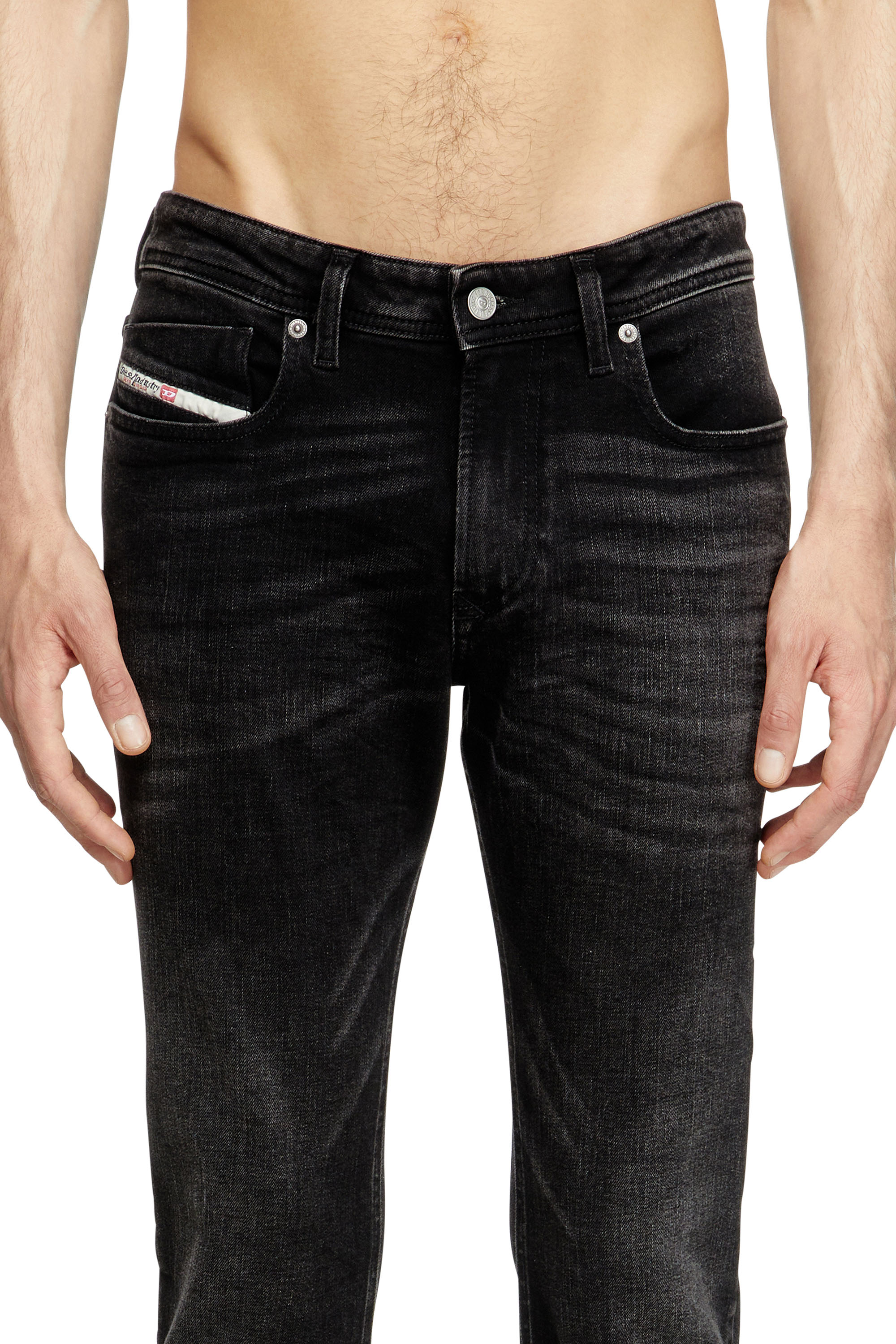 Skinny Jeans 1979 Sleenker 0GRDA, Black/Dark grey Diesel - Man's Skinny Jeans 1979 Sleenker 0GRDA, Black/Dark grey - 5